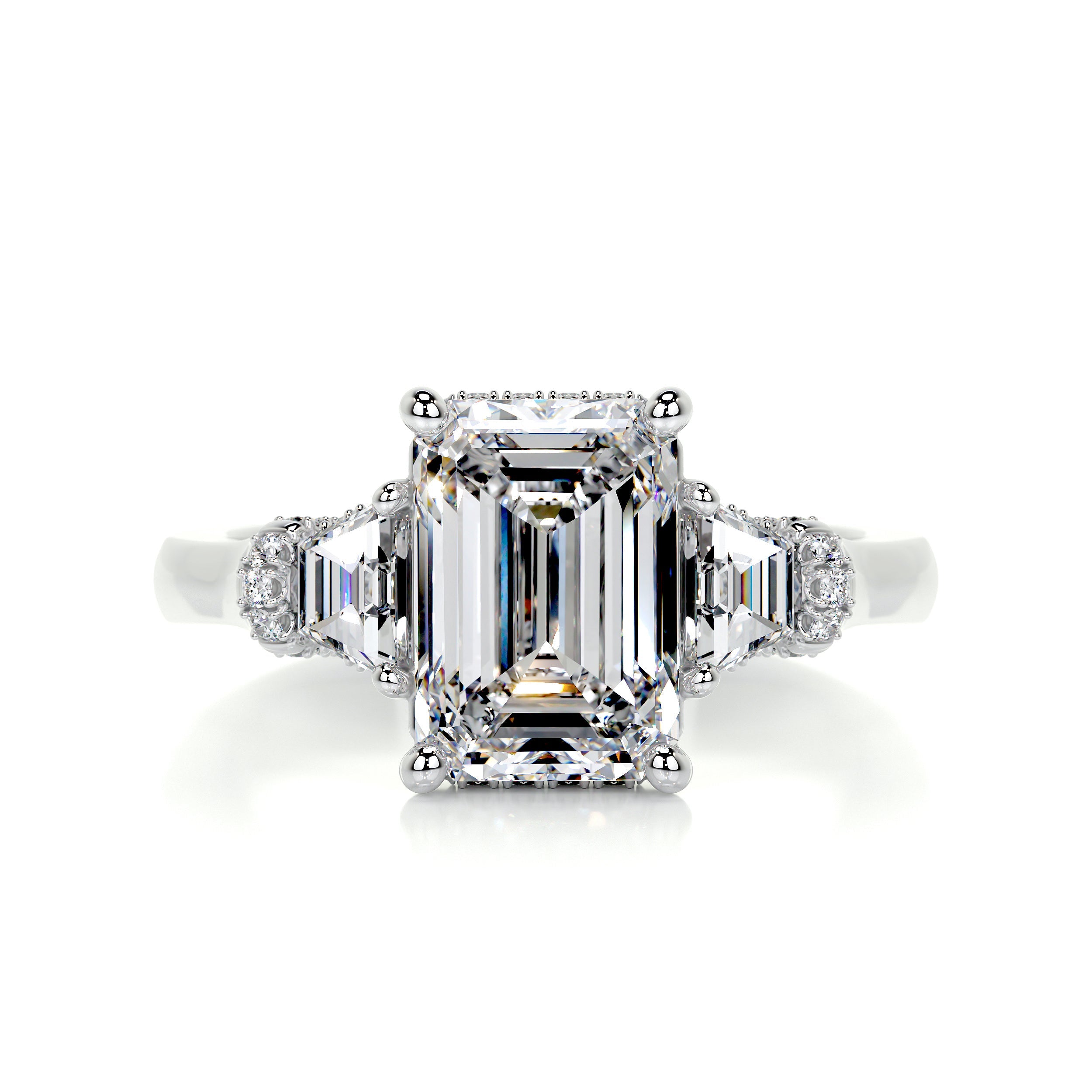 Viola Diamond Engagement Ring -18K White Gold、mySite、hinf8tx79