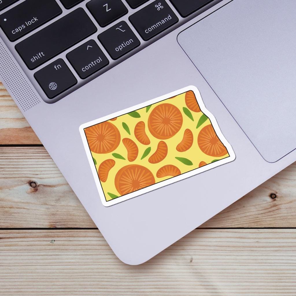  North Dakota Orange & Yellow Fruit Sticker、mySite、elrpsem3k
