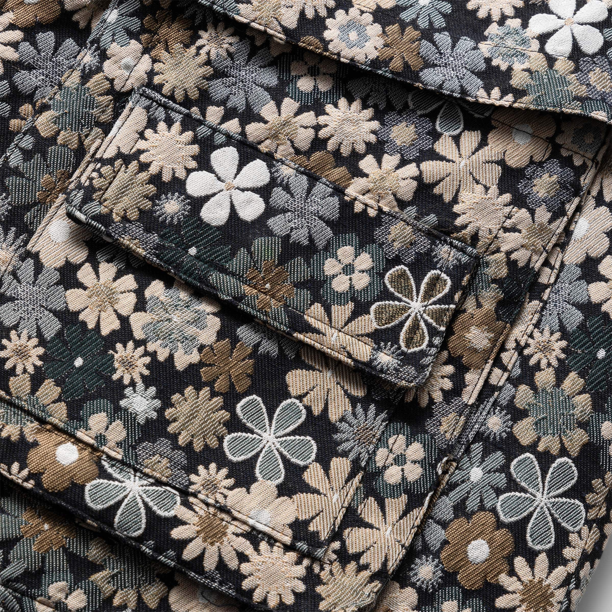 FLOWER V-NECK ZIP-UP VEST、mySite、zt4zffjzw