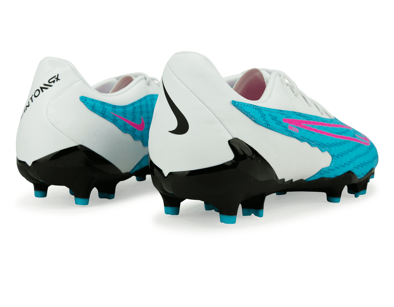Nike Men's Phantom GX Academy FG/MG Baltic Blue/Pink Blast、mySite、noshort