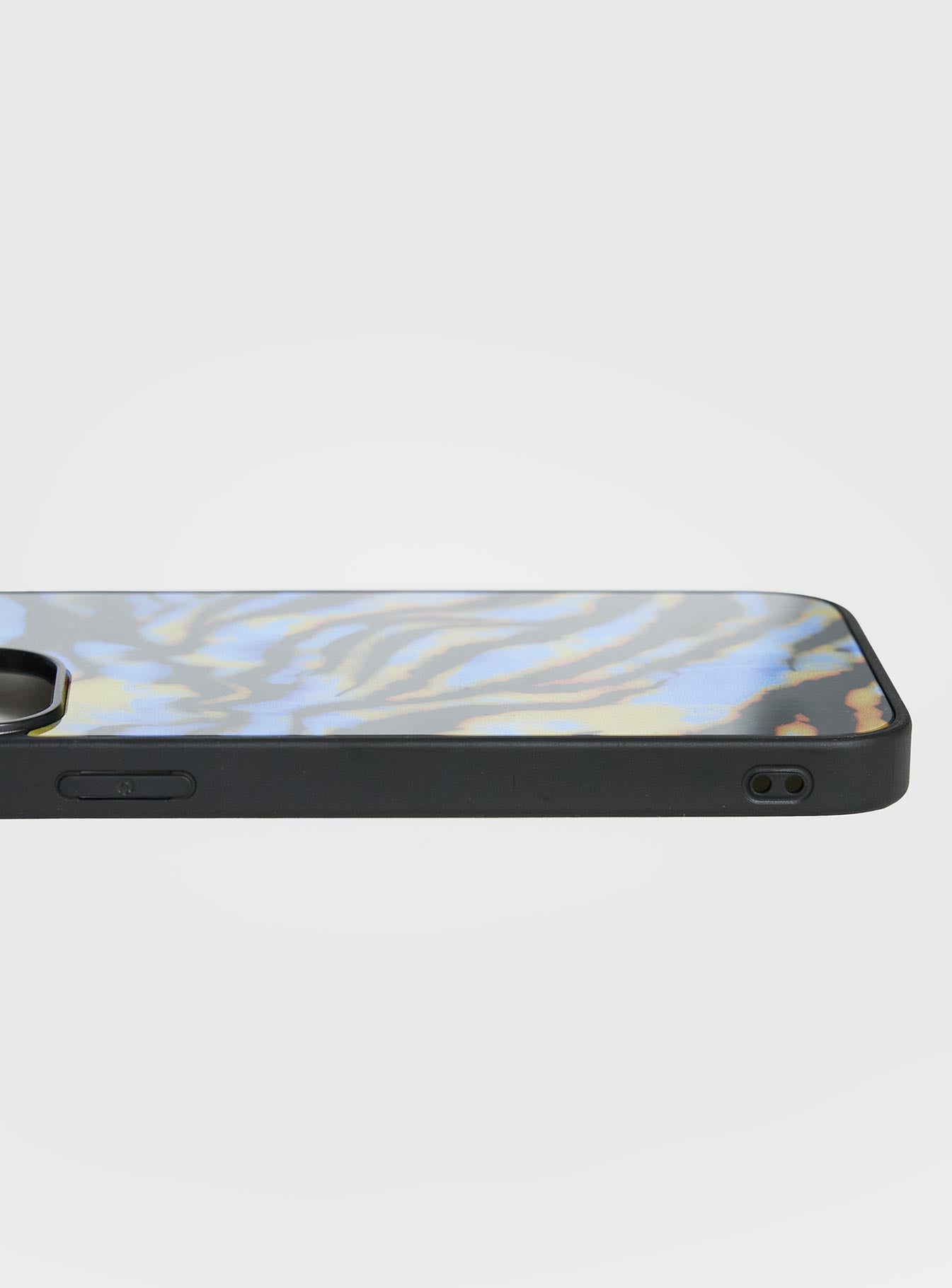Jontee iPhone Case Blue Zebra、mySite、solidvoid