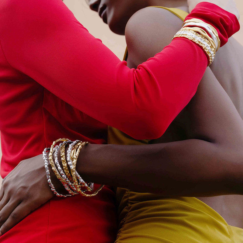 Rowdy Bangles | Silver Oxidized | Black、mySite、camillekostekn