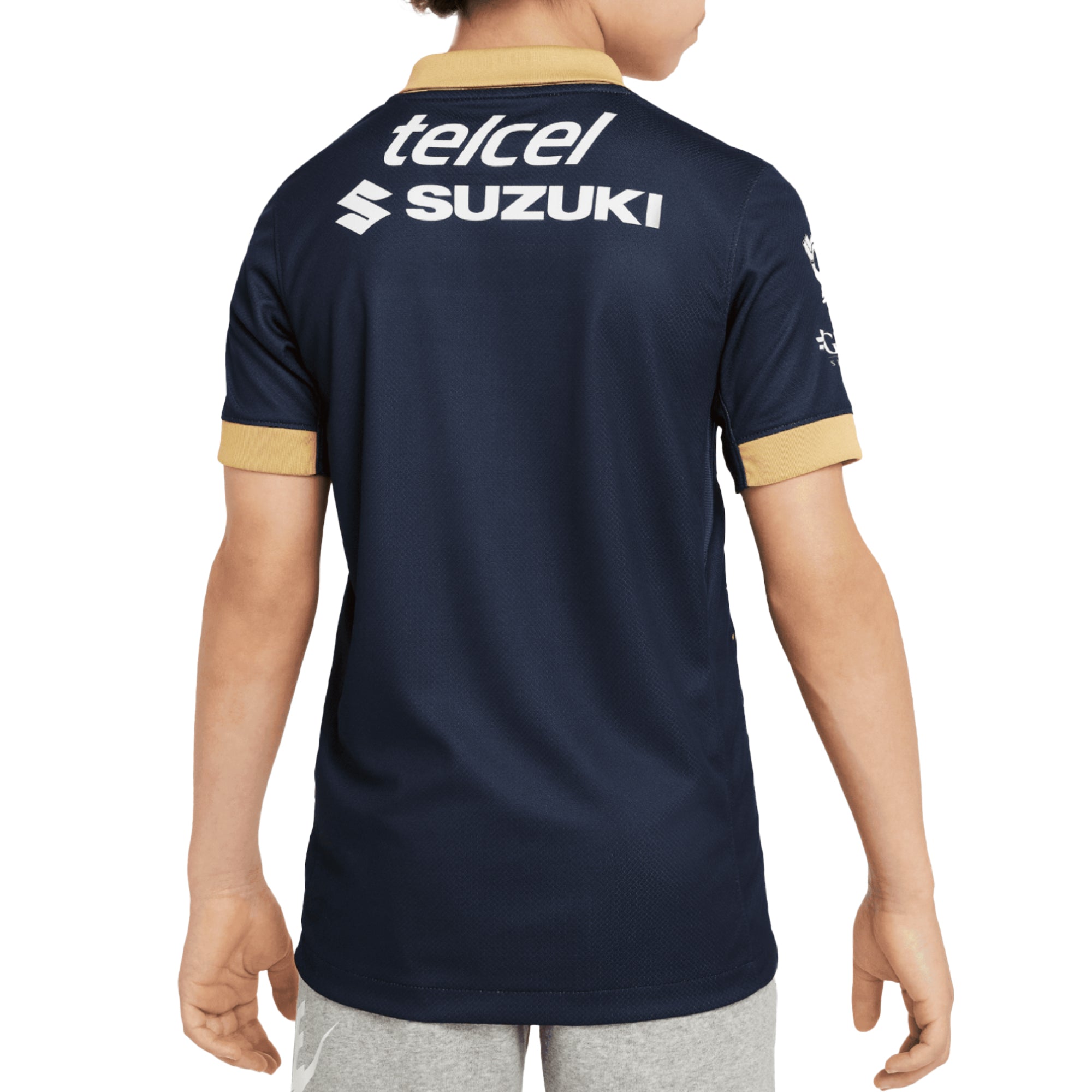 Nike Kids Pumas UNAM 2024/25 Away Jersey Obsidian/Truly Gold/White、mySite、bottomscart