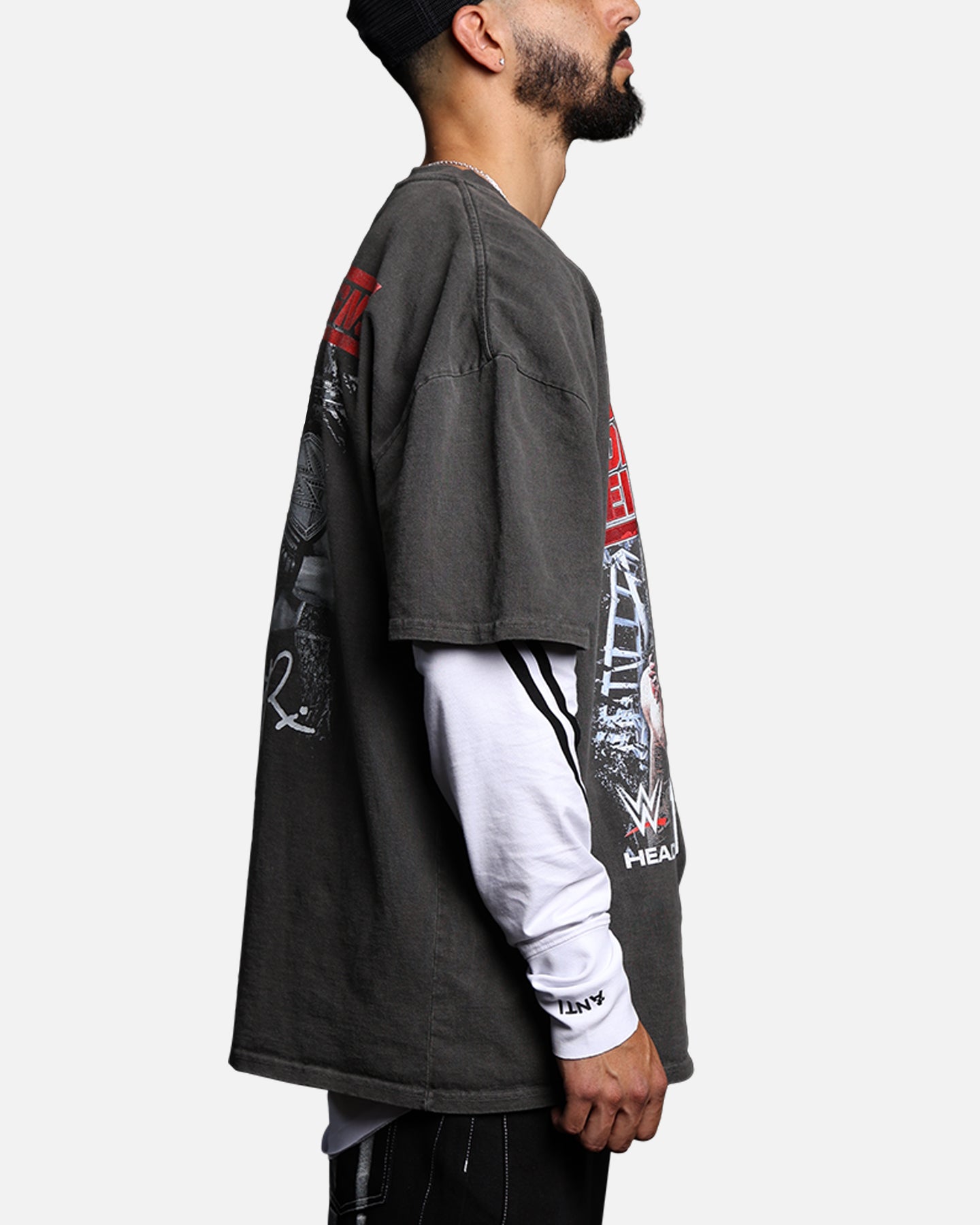 Culture Kings X WWE Roman Reigns Vintage T-Shirt Black Wash、mySite、zt4zffjzw