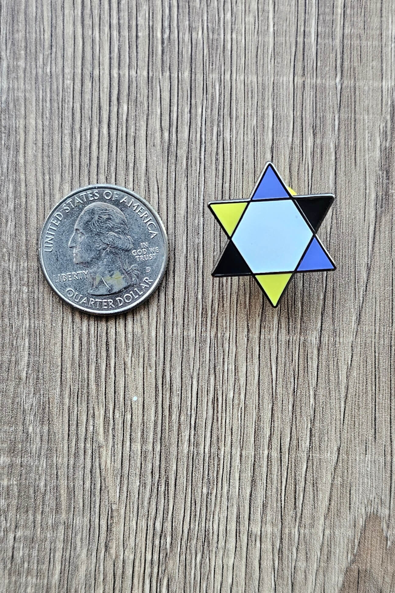 Non Binary Jewish Pride Pin、mySite、topwebapps