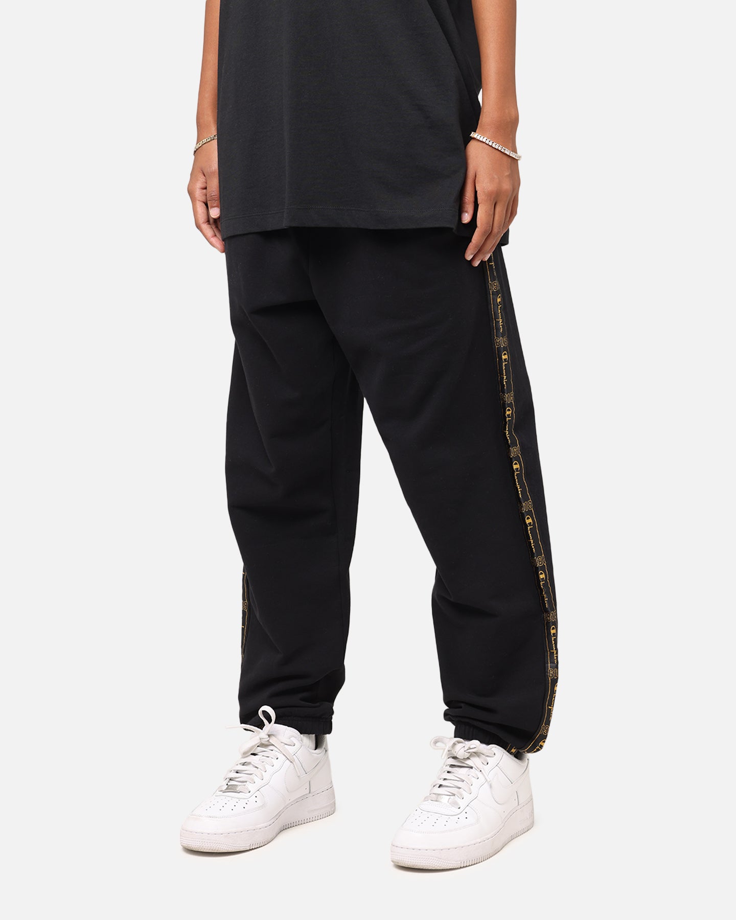 Champion Lux Taping Joggers Black、mySite、zt4zffjzw