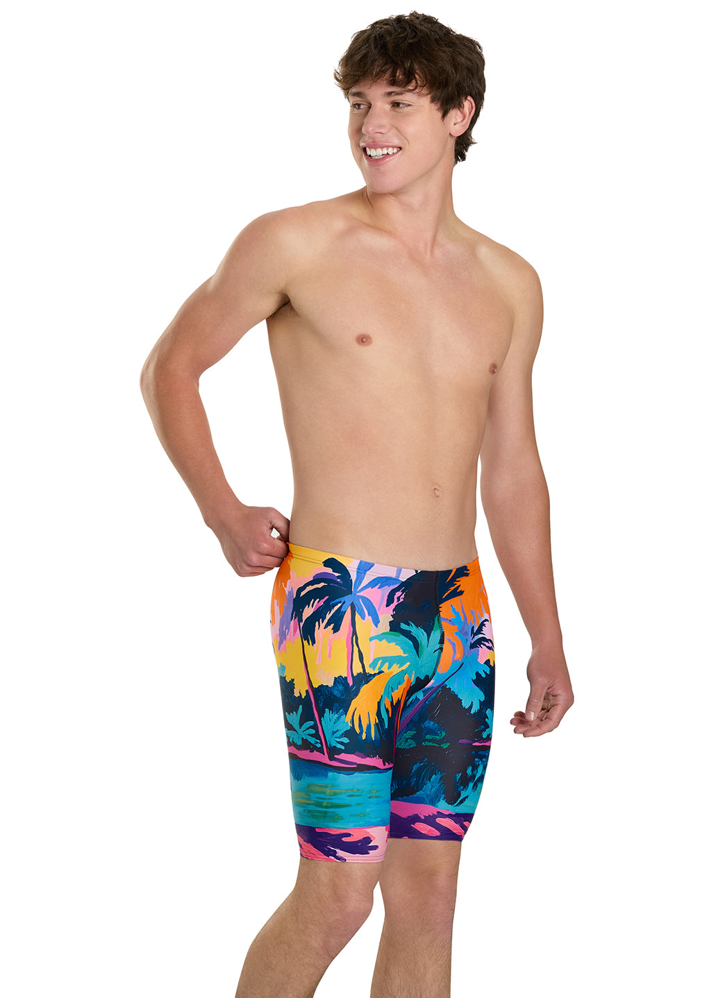 Sporti Tahitian Sunset Jammer Swimsuit (22-44)、mySite、noshort