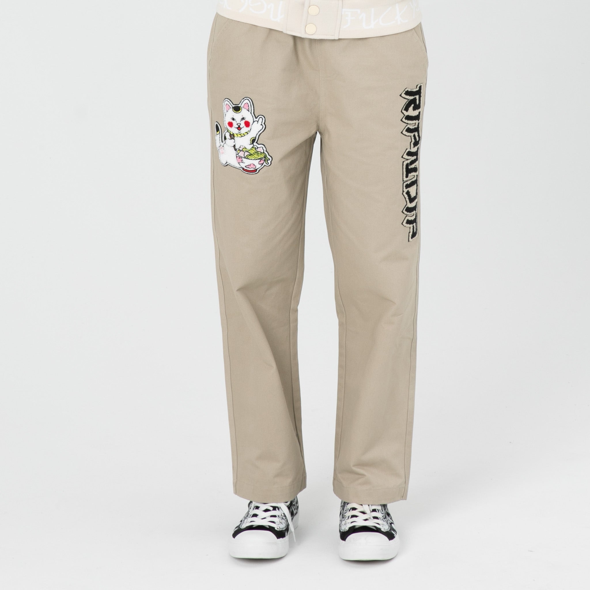  Lucky Nerm Wide Leg Pants (Khaki)、mySite、merchandisen