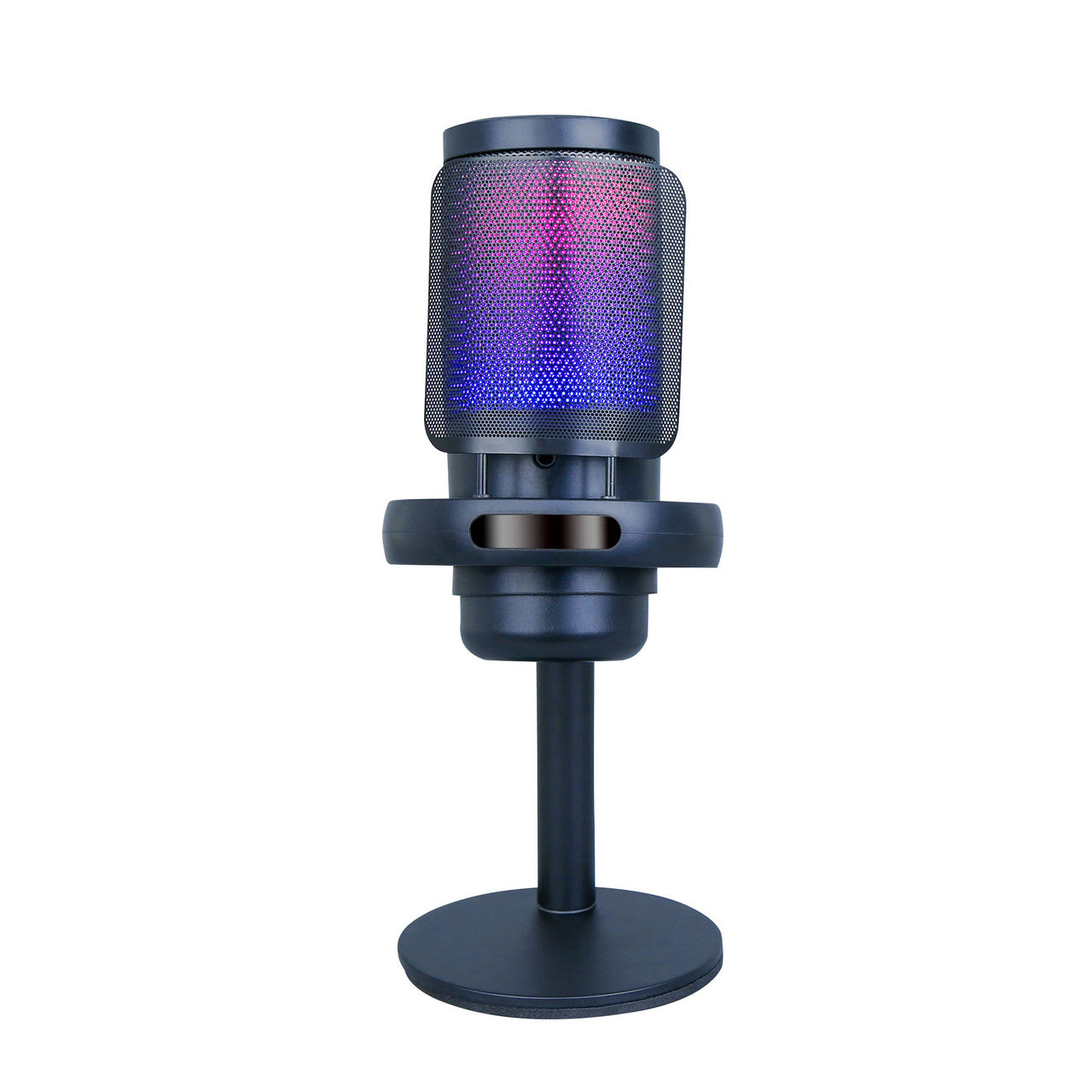 Laser RGB Gaming Microphone - Cardioid, Pop Filter, & Headphone Jack (Black)、mySite、camillekostekn