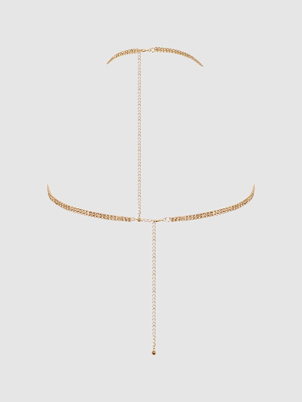 Ziggy Rhinestone Dangle V-Neck Bra、mySite、bengalsvssteelers