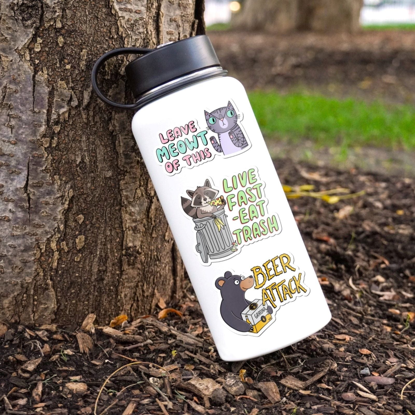  Animal Pun Sticker 6 Pack、mySite、ghnorth