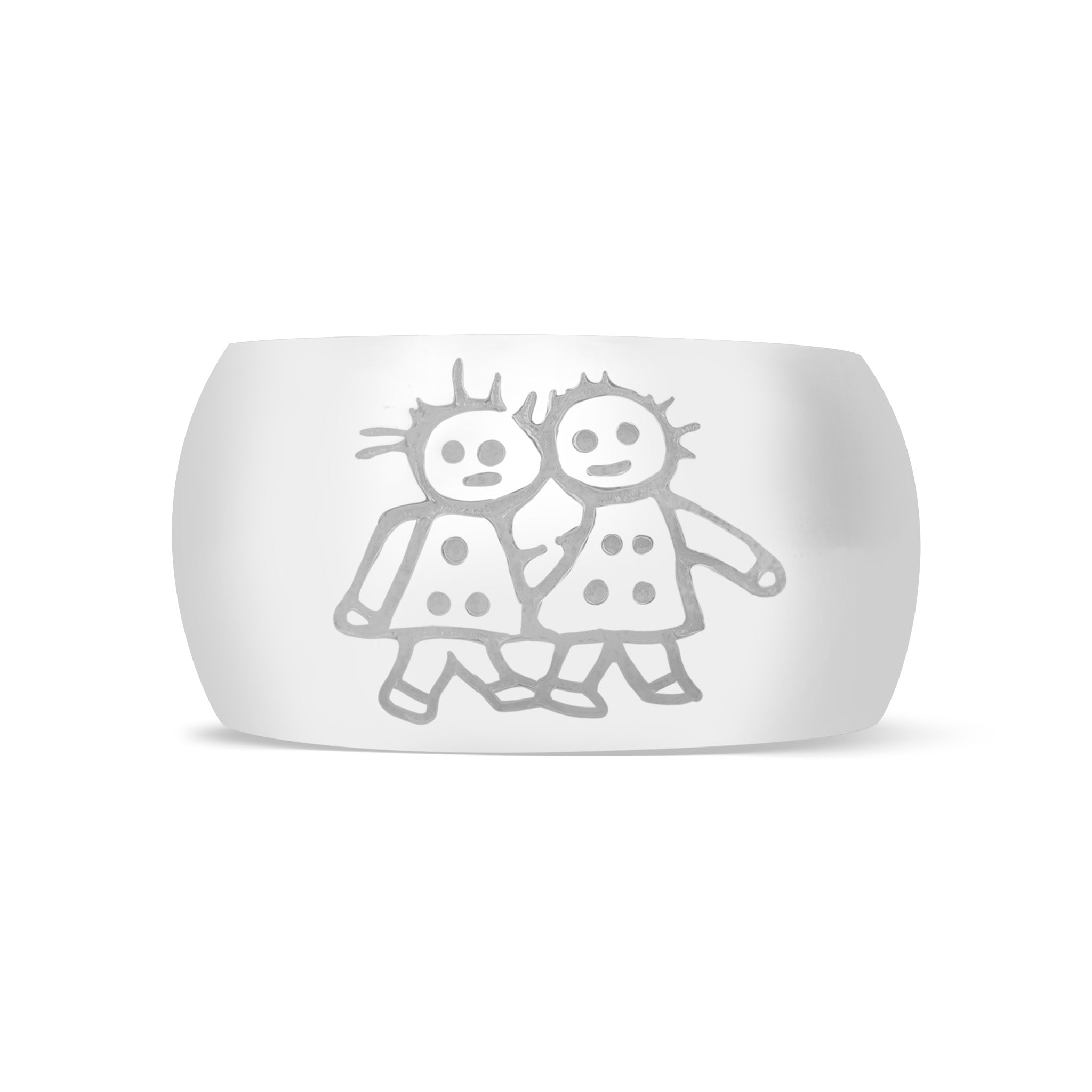 Sterling Silver Wide Engraved Ring / SSR0112、mySite、dreamappss