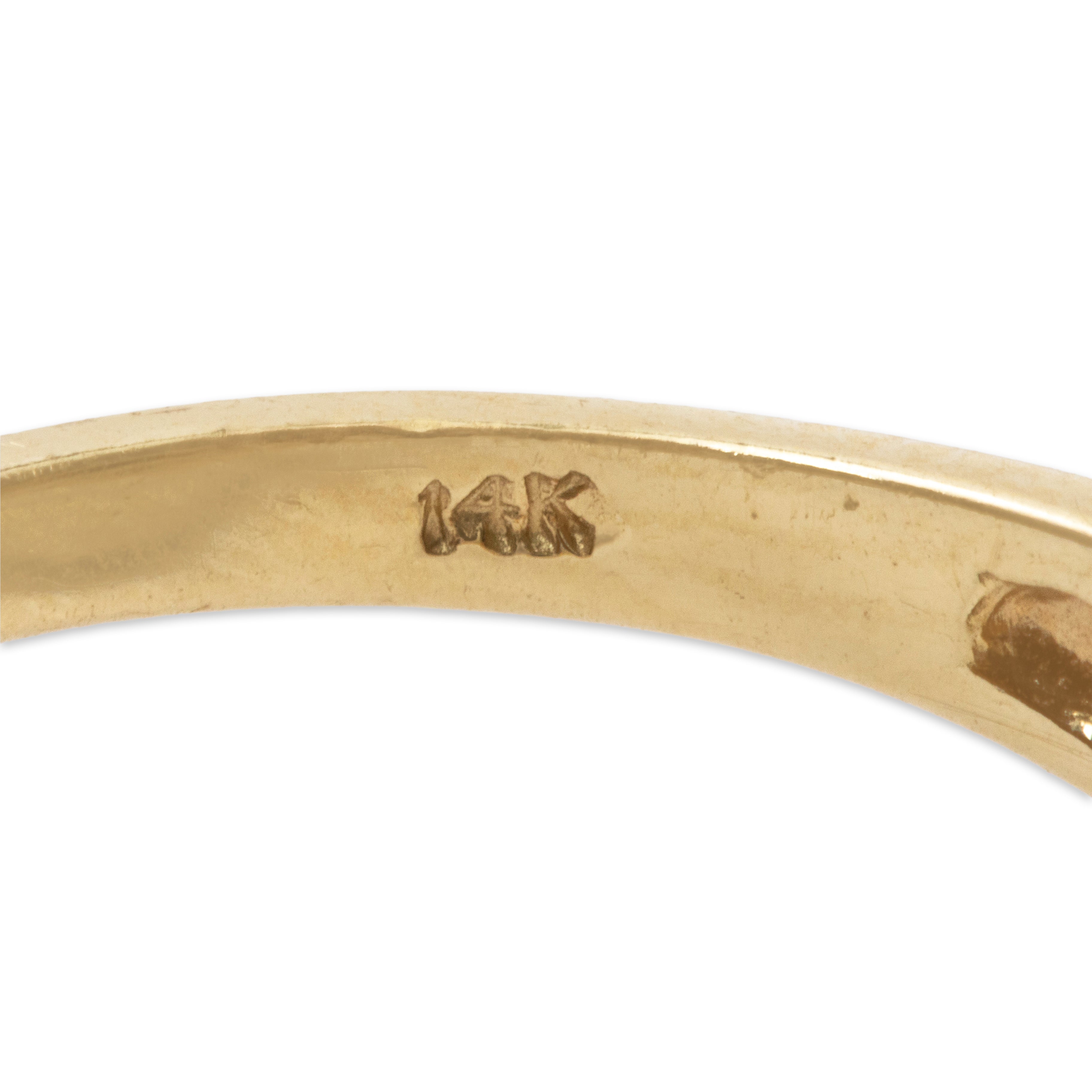 Vintage 14k Yellow Gold Onyx .208cttw Diamond Elegant Pear Bypass Ring 7.00、mySite、hinf8tx79