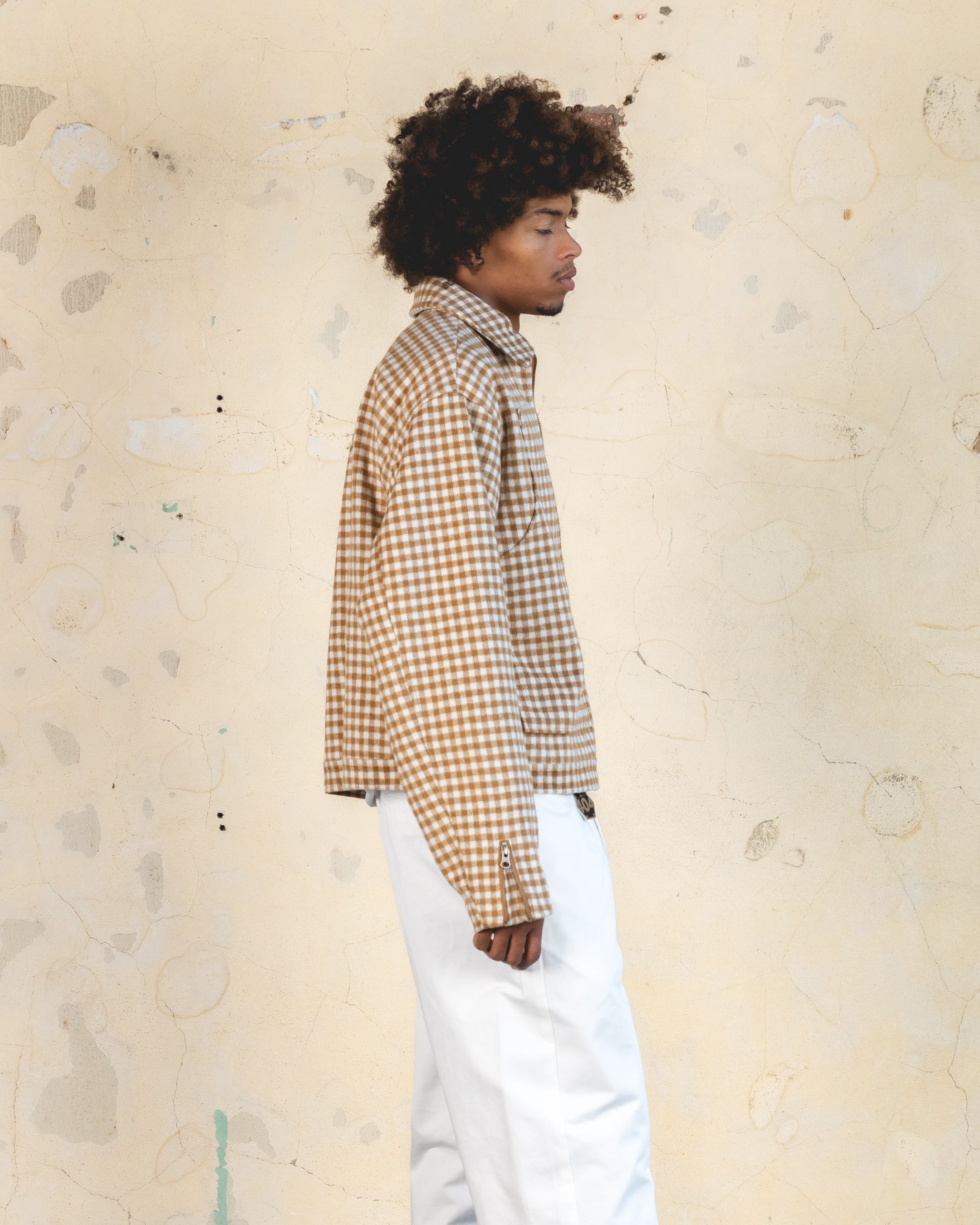 404 Studio Cropped Jacket Brown/Tan、mySite、zt4zffjzw