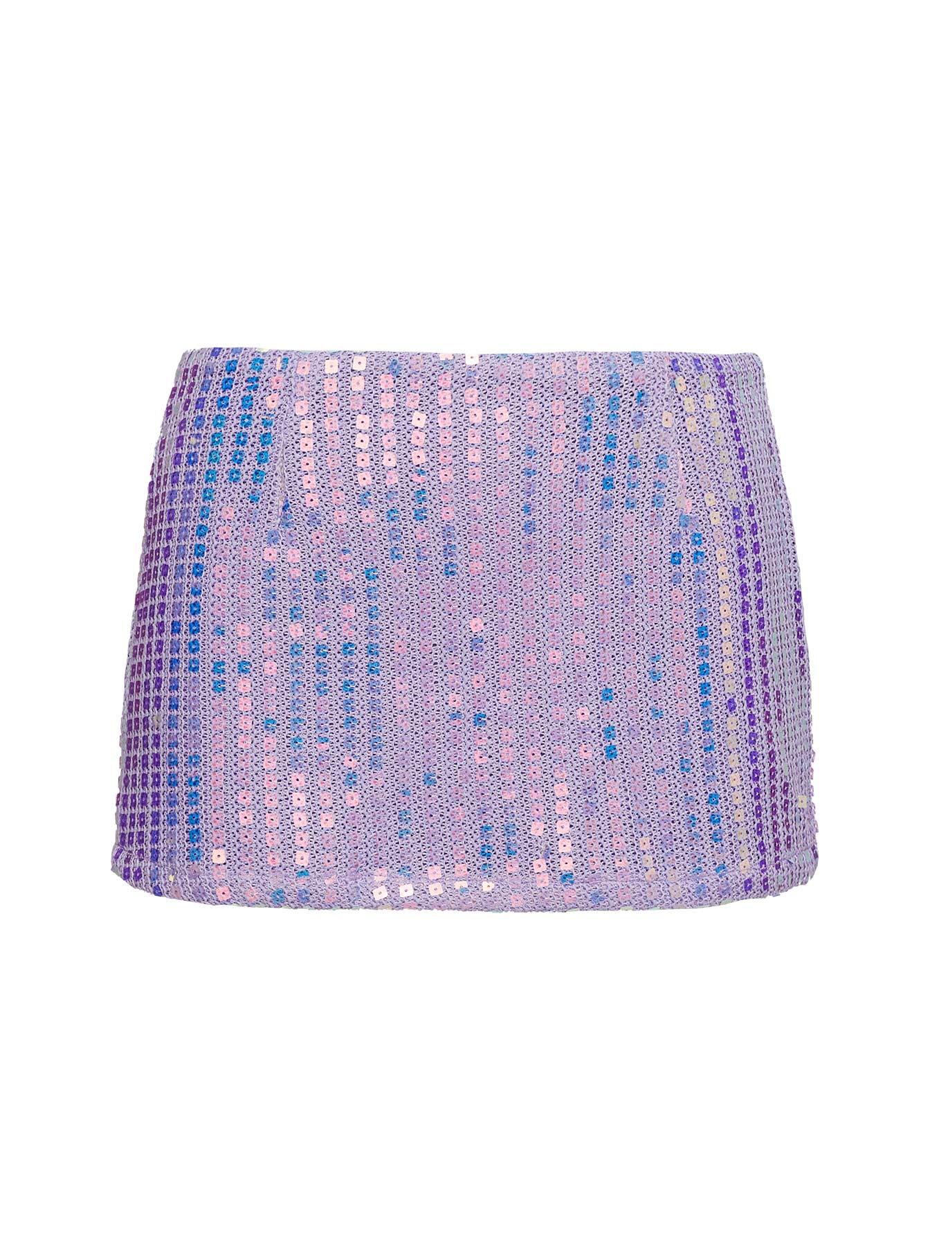 Headliner Shimmer Mini Skirt Purple、mySite、solidvoid