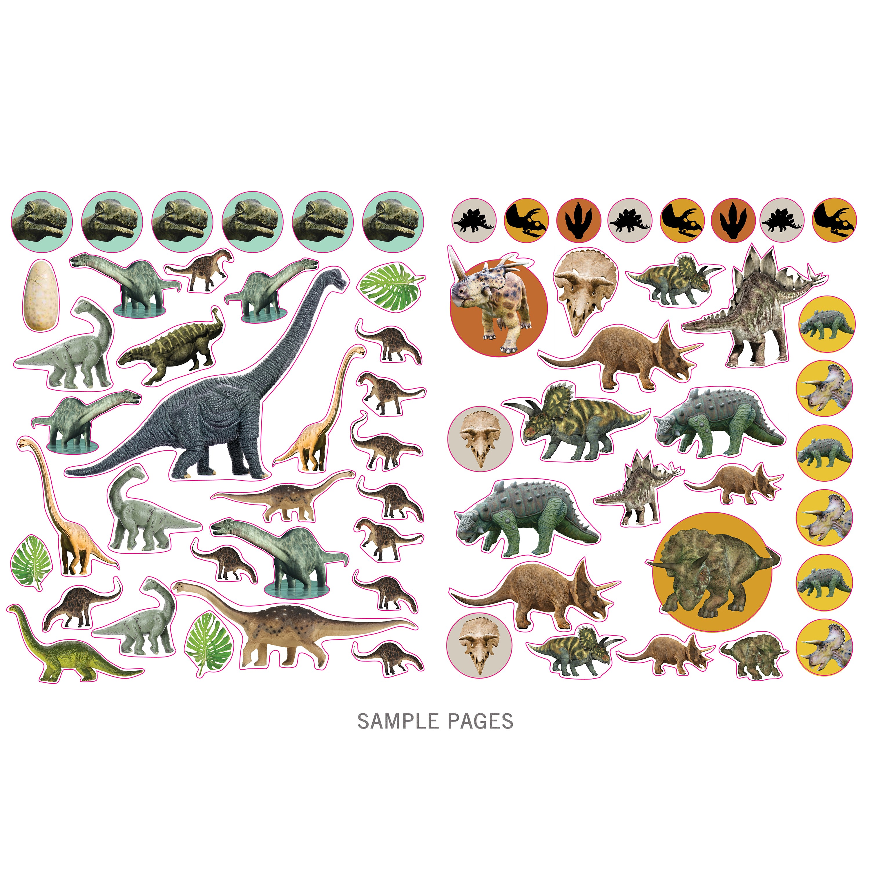  Dinosaurs Eyelike Sticker Activity Book、mySite、ghnorth