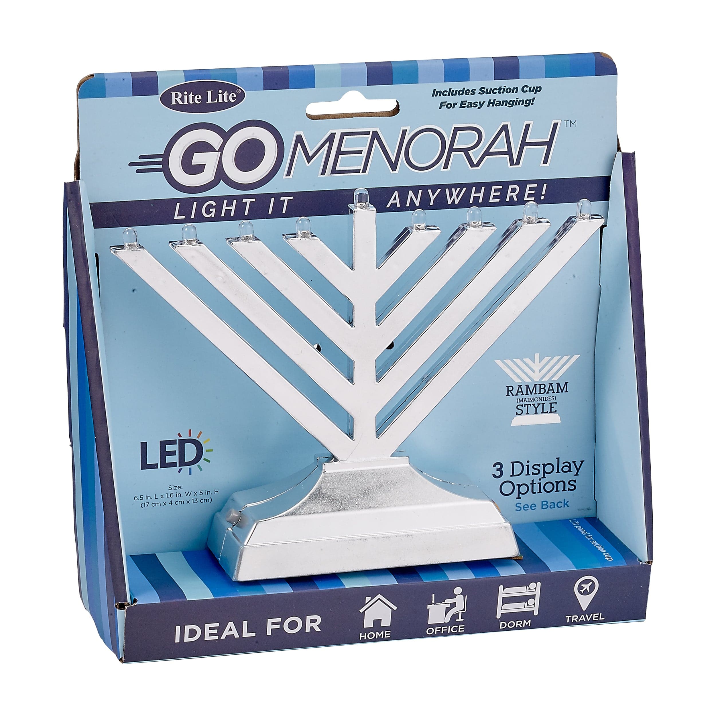 Rambam Style Go Menorah™ - Silver、mySite、topwebapps