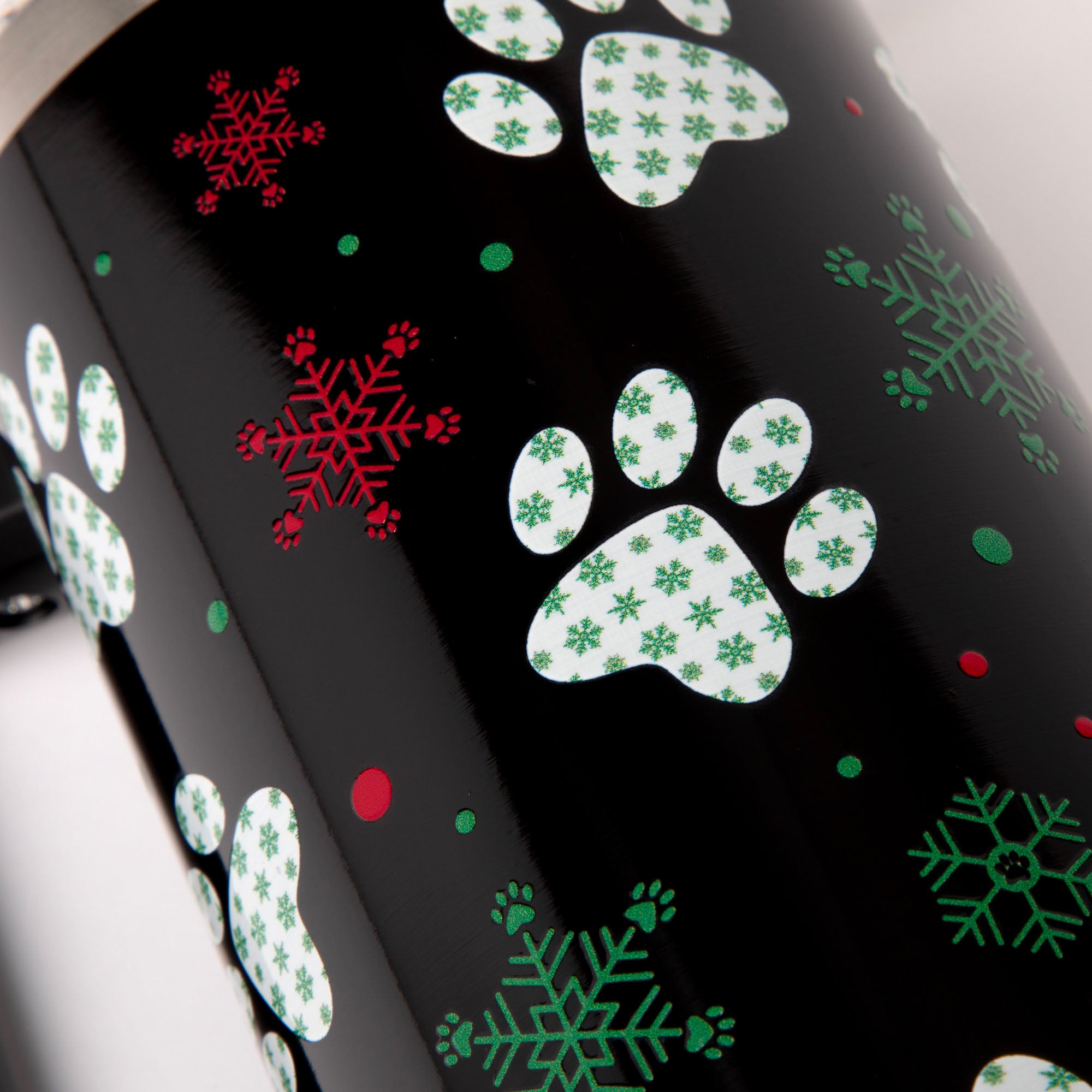 Paw Print Vacuum Sealed Stainless Steel Tumbler - 40 oz、mySite、camillekostekn