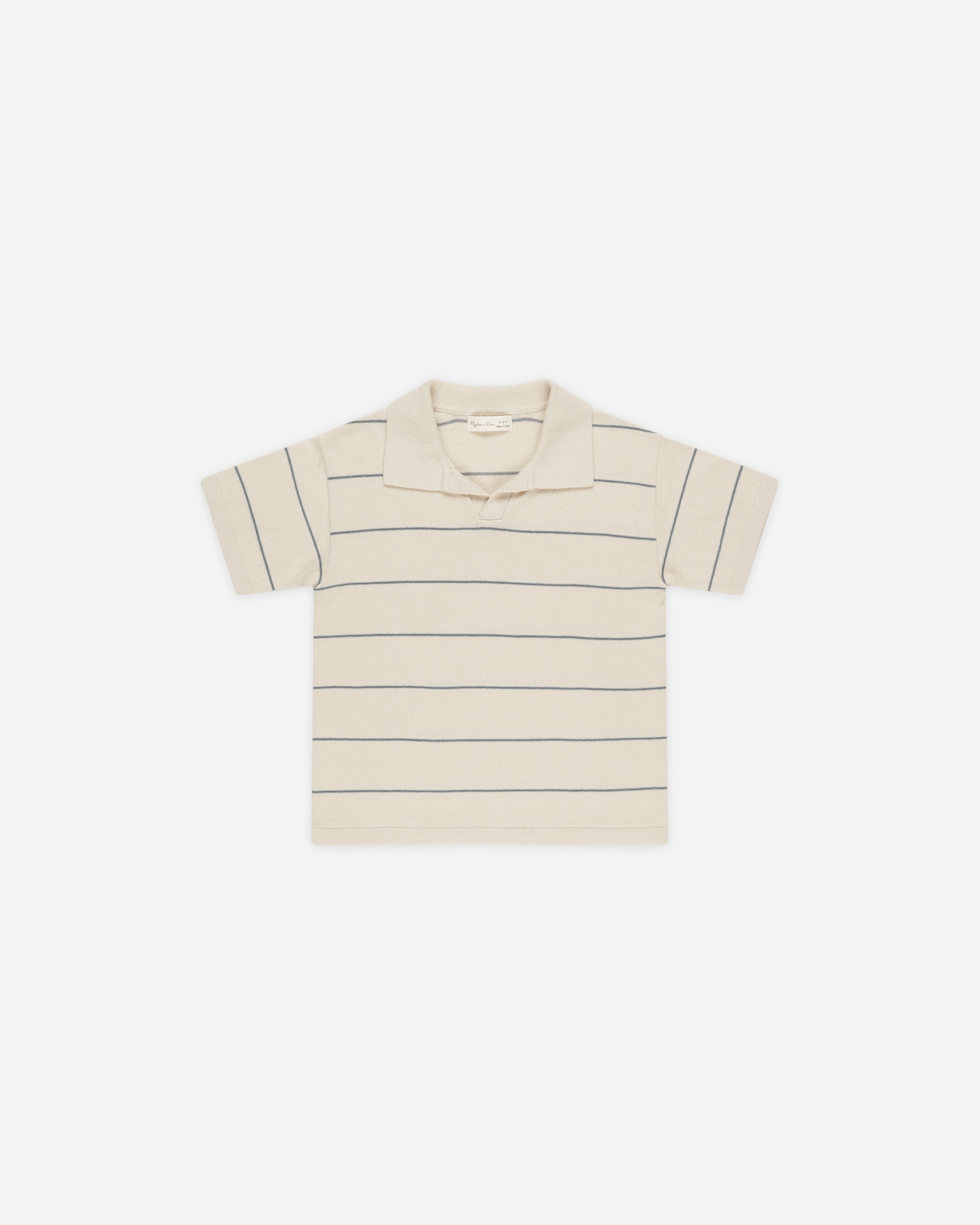  Chandler Knit Polo || Blue Stripe、mySite、layawaytickets