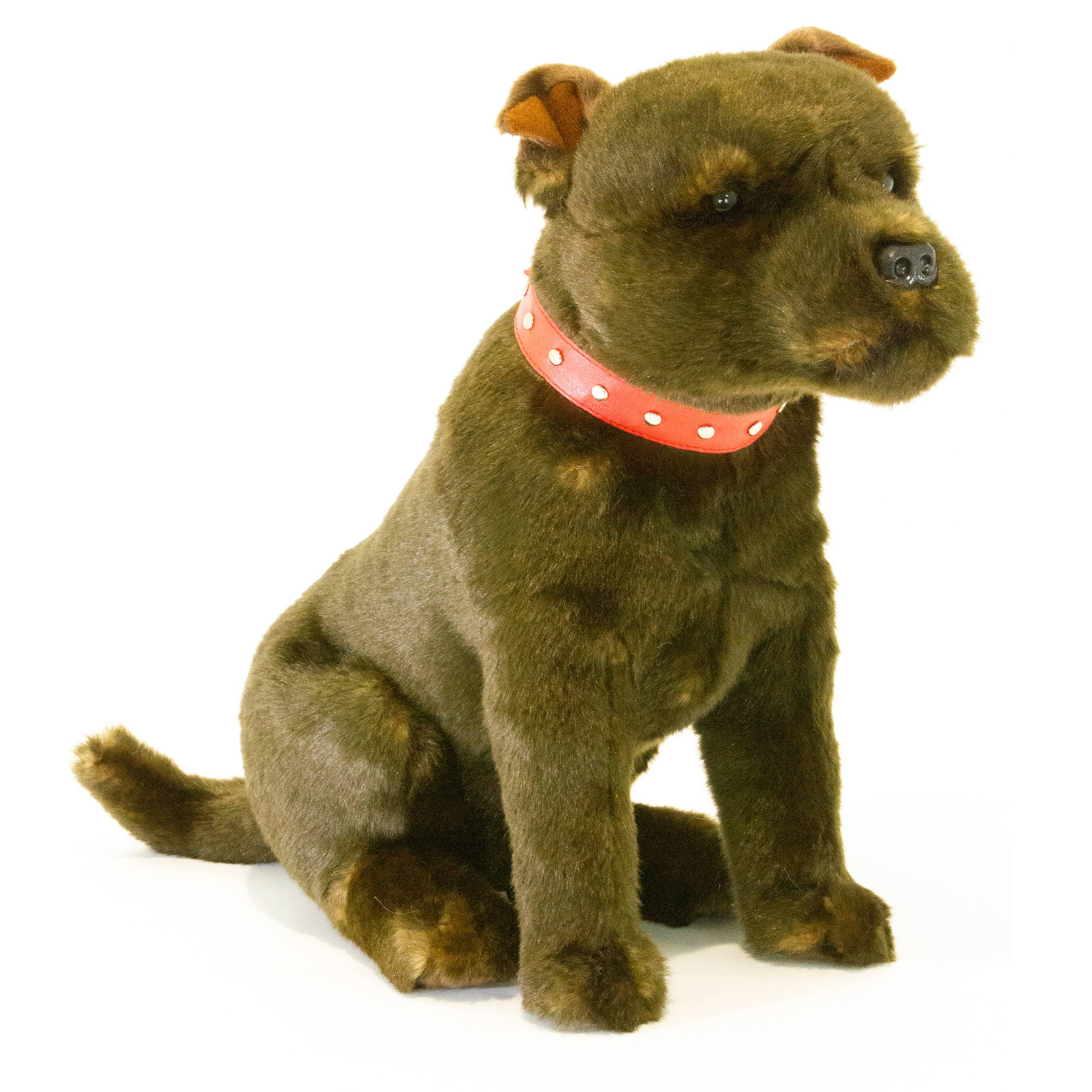 Brindle Staffordshire Bull Terrier Handmade Realistic Eco Friendly 32cm/12.6、mySite、g9winljtr