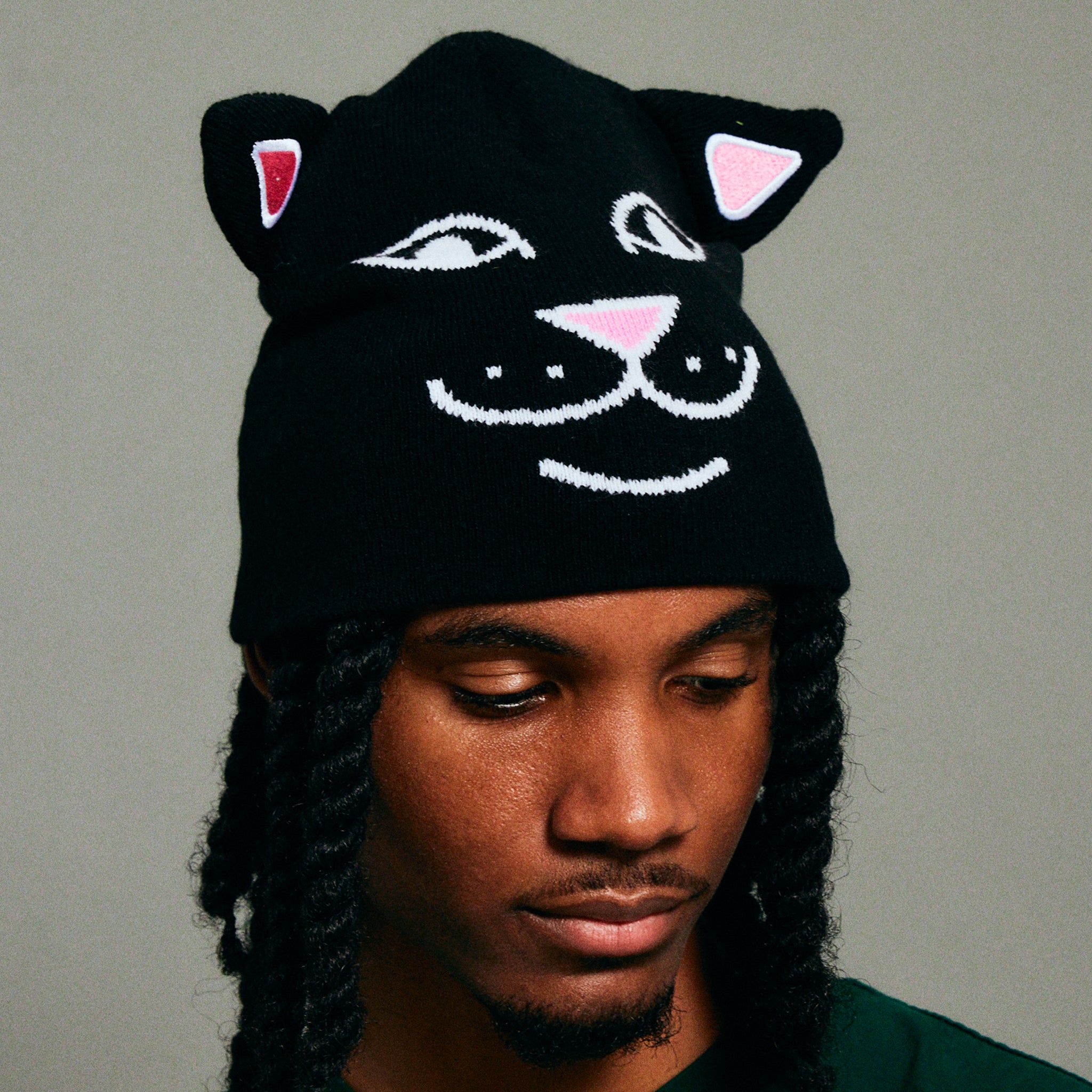  Jerm Face Beanie (Black)、mySite、merchandisen