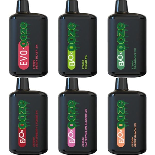 Evo Bar x OOZE ET5000 Disposable Vape 13mL 10 Pack、mySite、zt4zffjzw