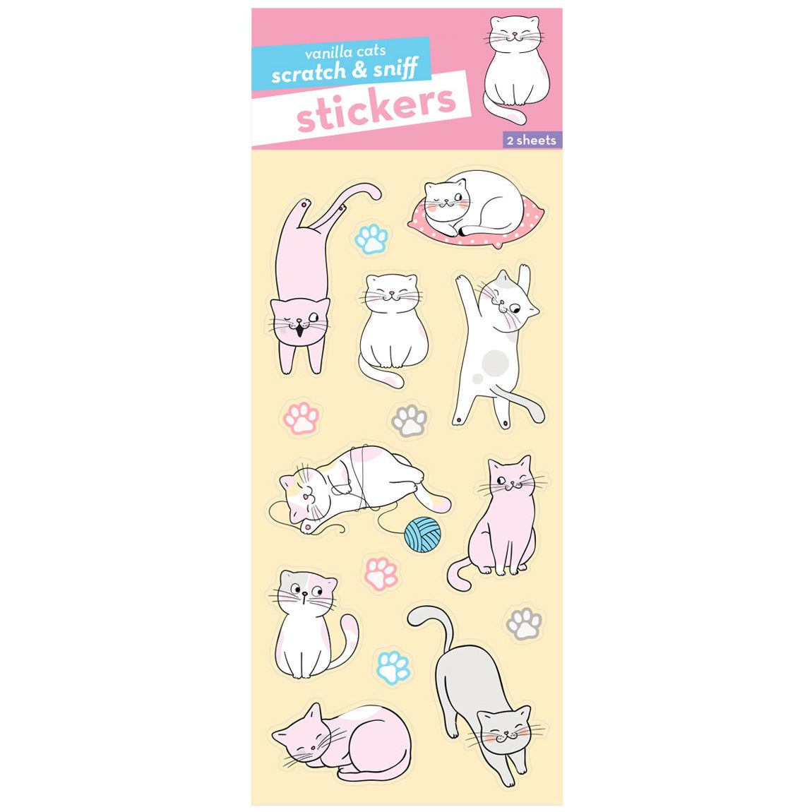  Vanilla Kittens Scratch & Sniff Stickers、mySite、ghnorth