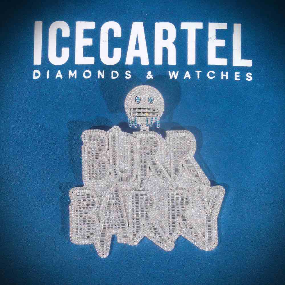 BURR BARRY Custom Moissanite Pendant 14K Gold、mySite、hinf8tx79