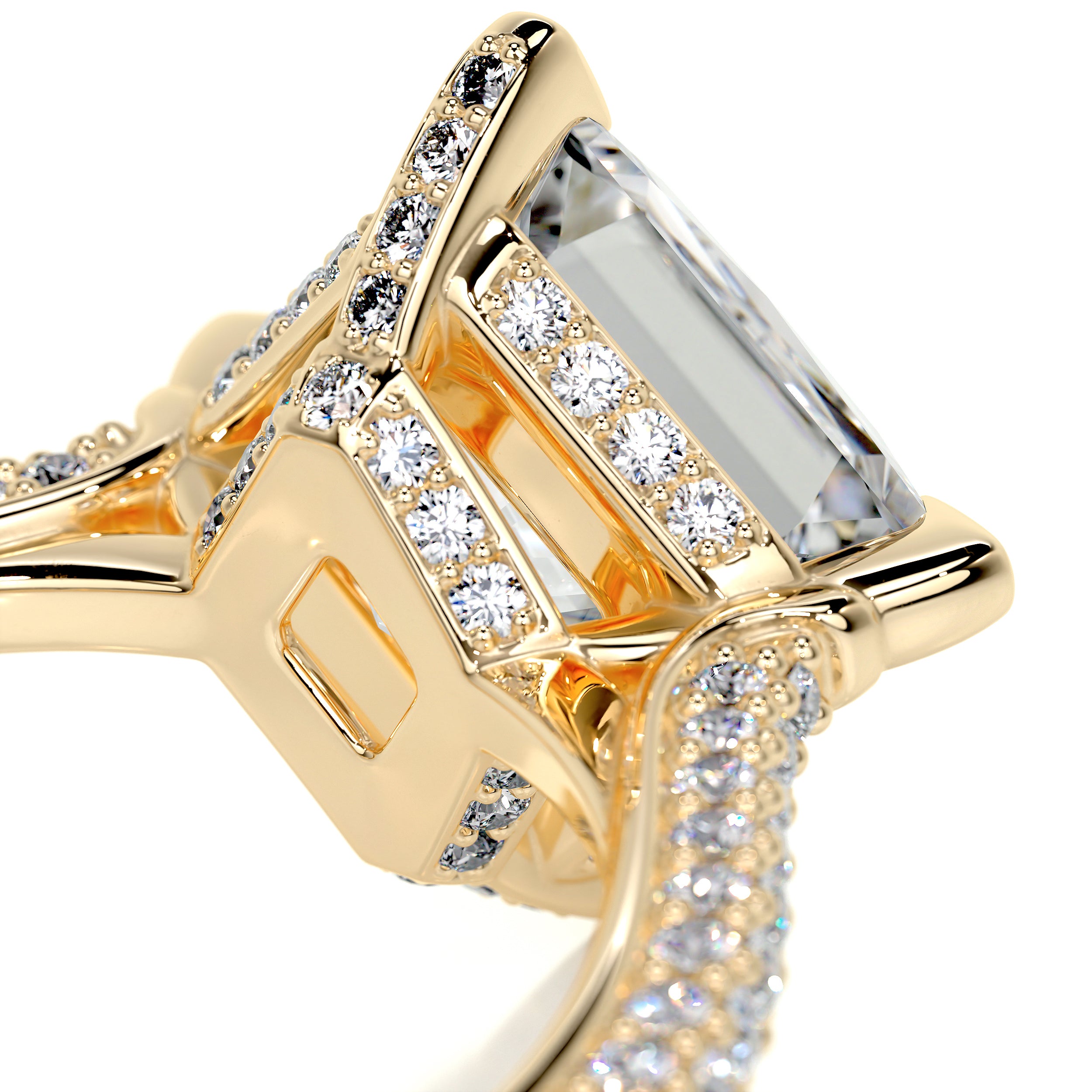 Jocelyn Diamond Engagement Ring -18K Yellow Gold、mySite、hinf8tx79