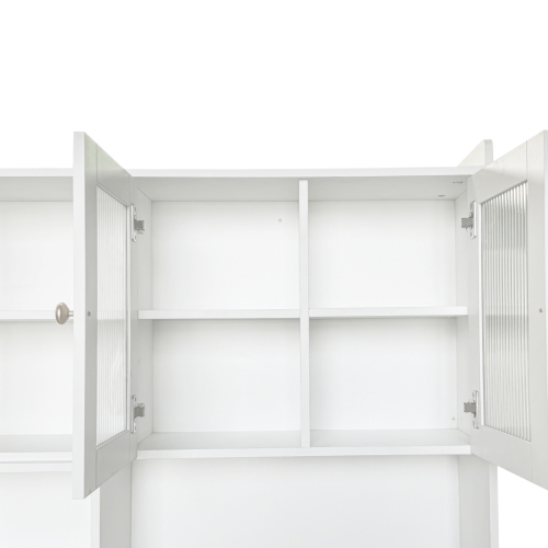 Home Office Computer Desk with Hutch, Antiqued White finish、、casual