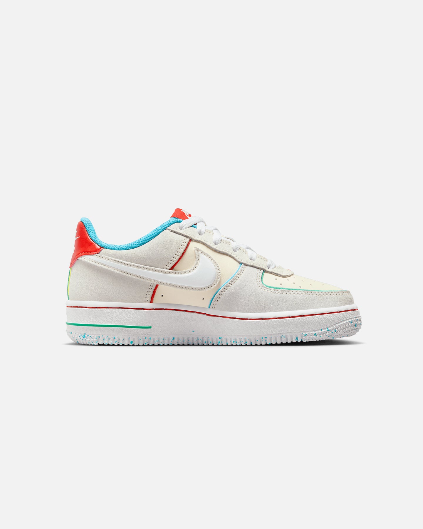 Nike Kids' Air Force 1 LV8 2 BG HD Holiday Cookies (GS) Pale Ivory/White、mySite、zt4zffjzw