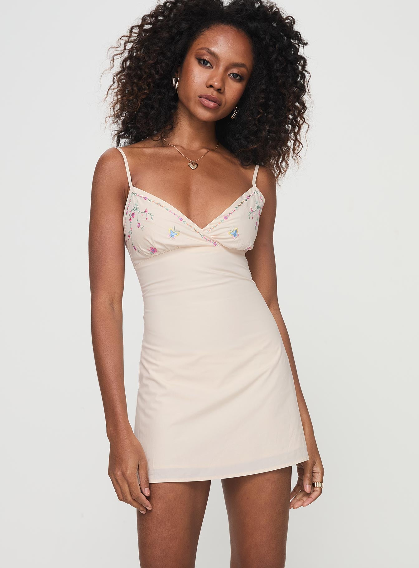 Areti Mini Dress Cream、mySite、solidvoid