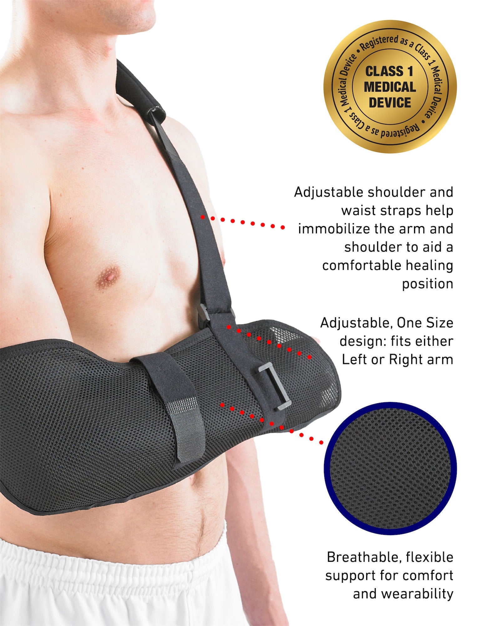  Airflow Breathable Arm Sling、mySite、preschool7hills