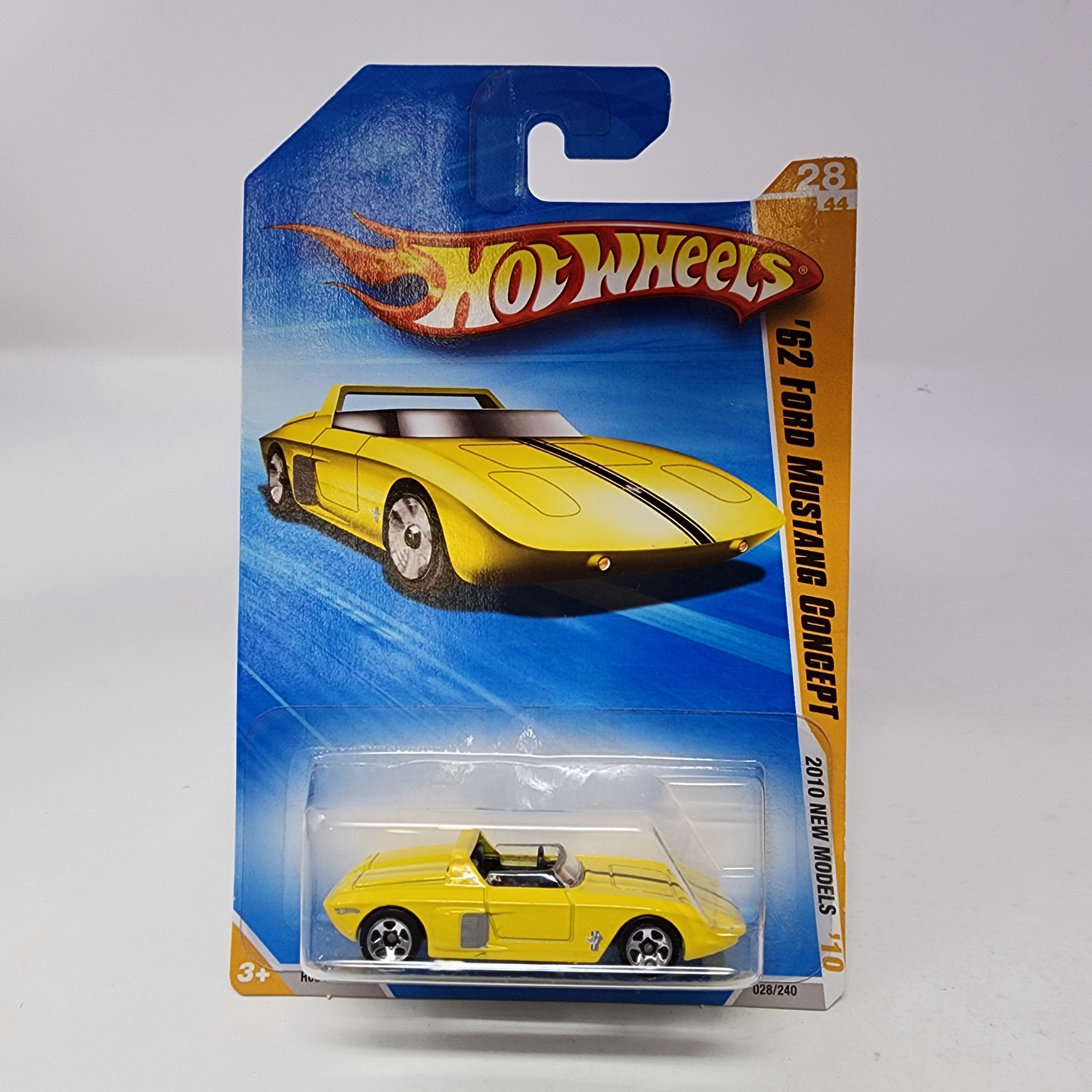 '62 Ford Mustang Concept #28 * Yellow * Hot Wheels 2010 New Models、mySite、hgirdovlk