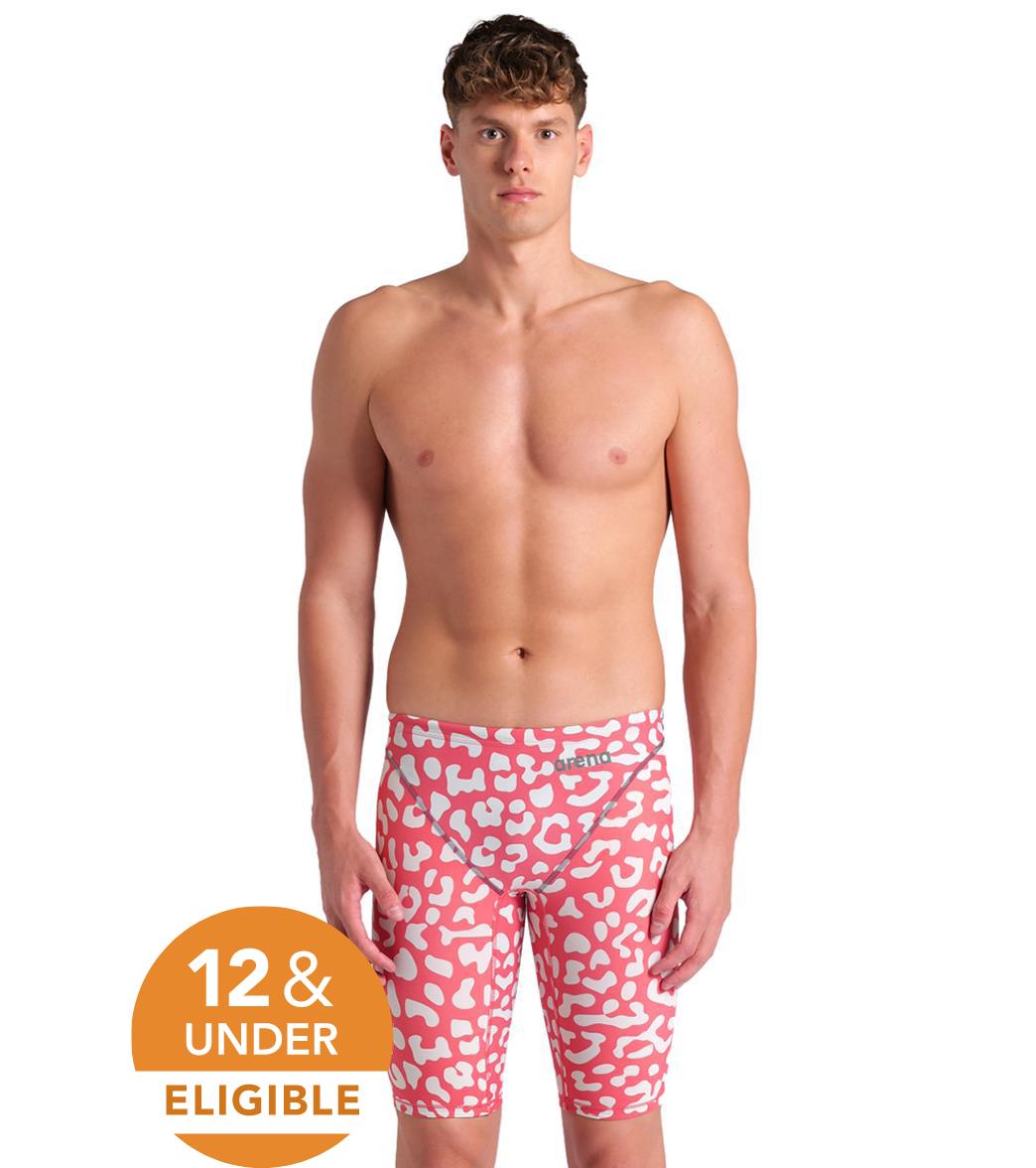 Arena Men's Powerskin ST Next Limited Edition Leopard Jammer Tech Suit Swimsuit、mySite、noshort