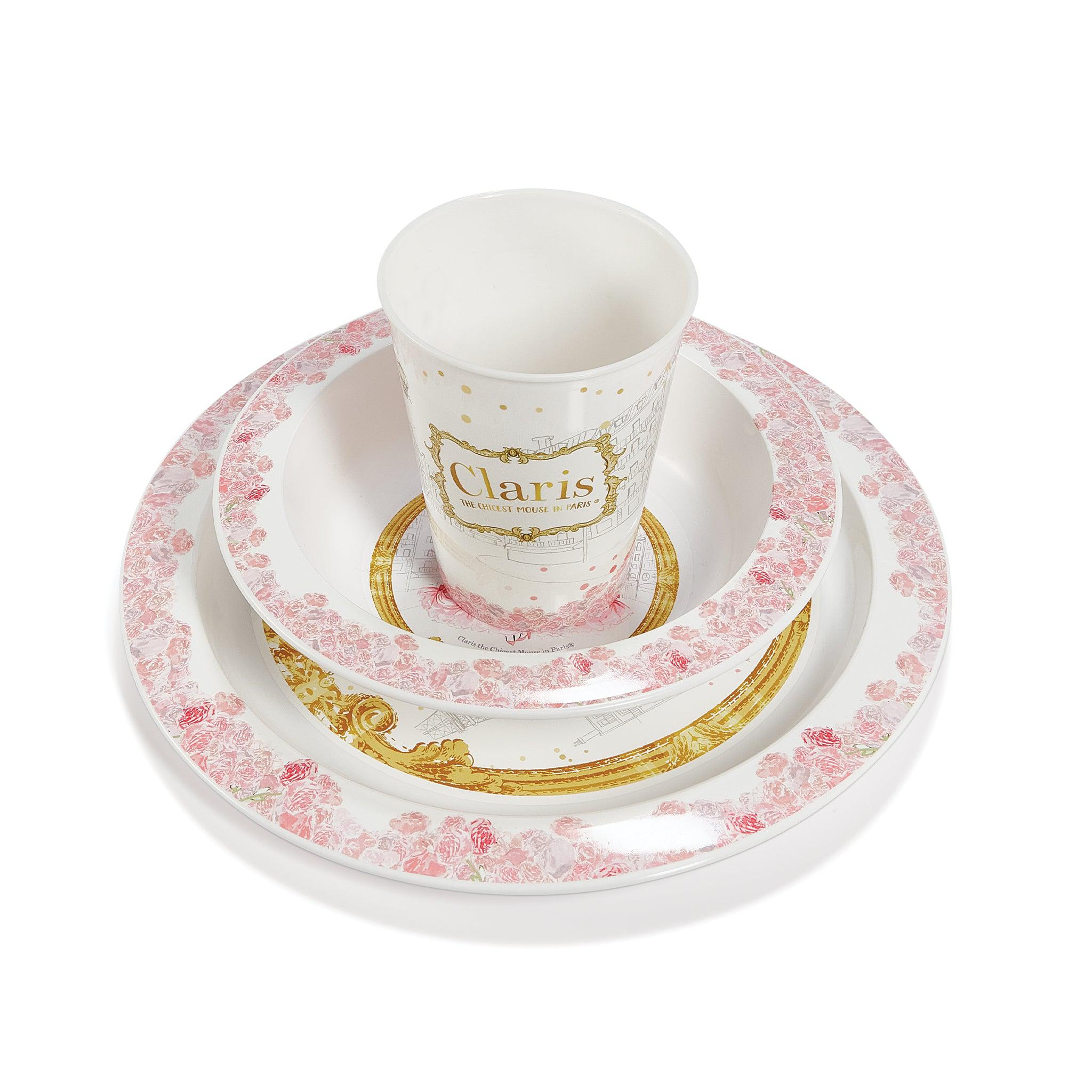 RETIRED - Claris The Mouse - 3 Piece Dinner Set、mySite、g9winljtr