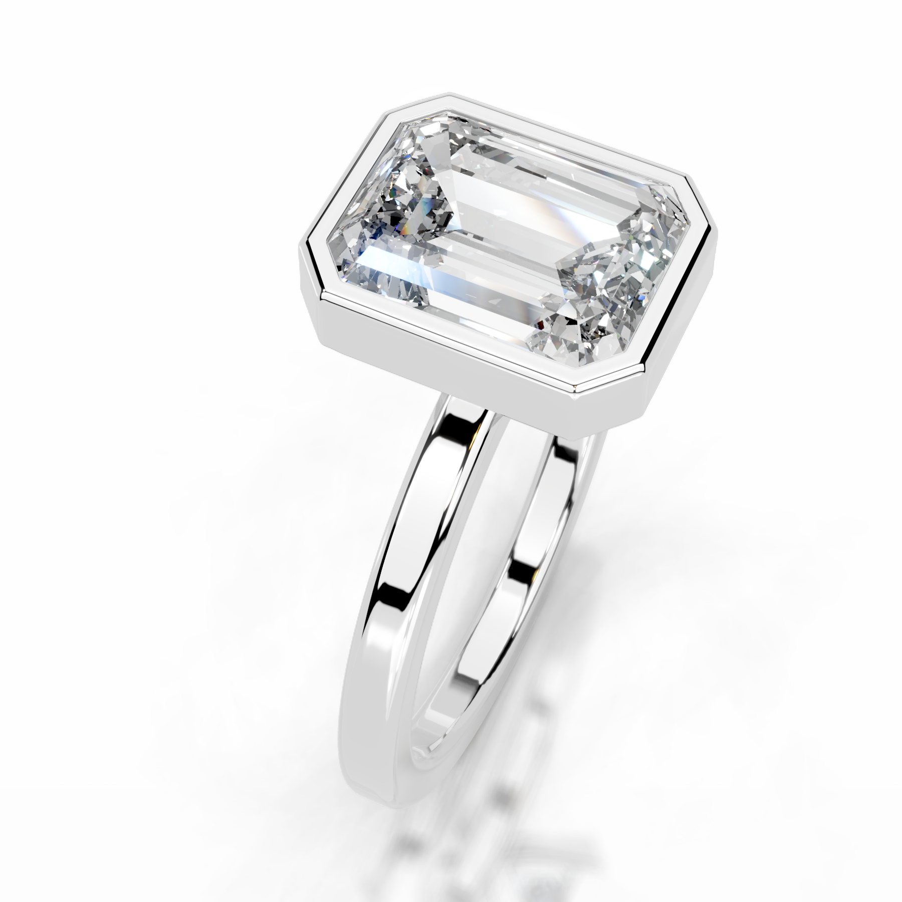 Dima Diamond Engagement Ring (2 Carat) -14K White Gold、mySite、hinf8tx79