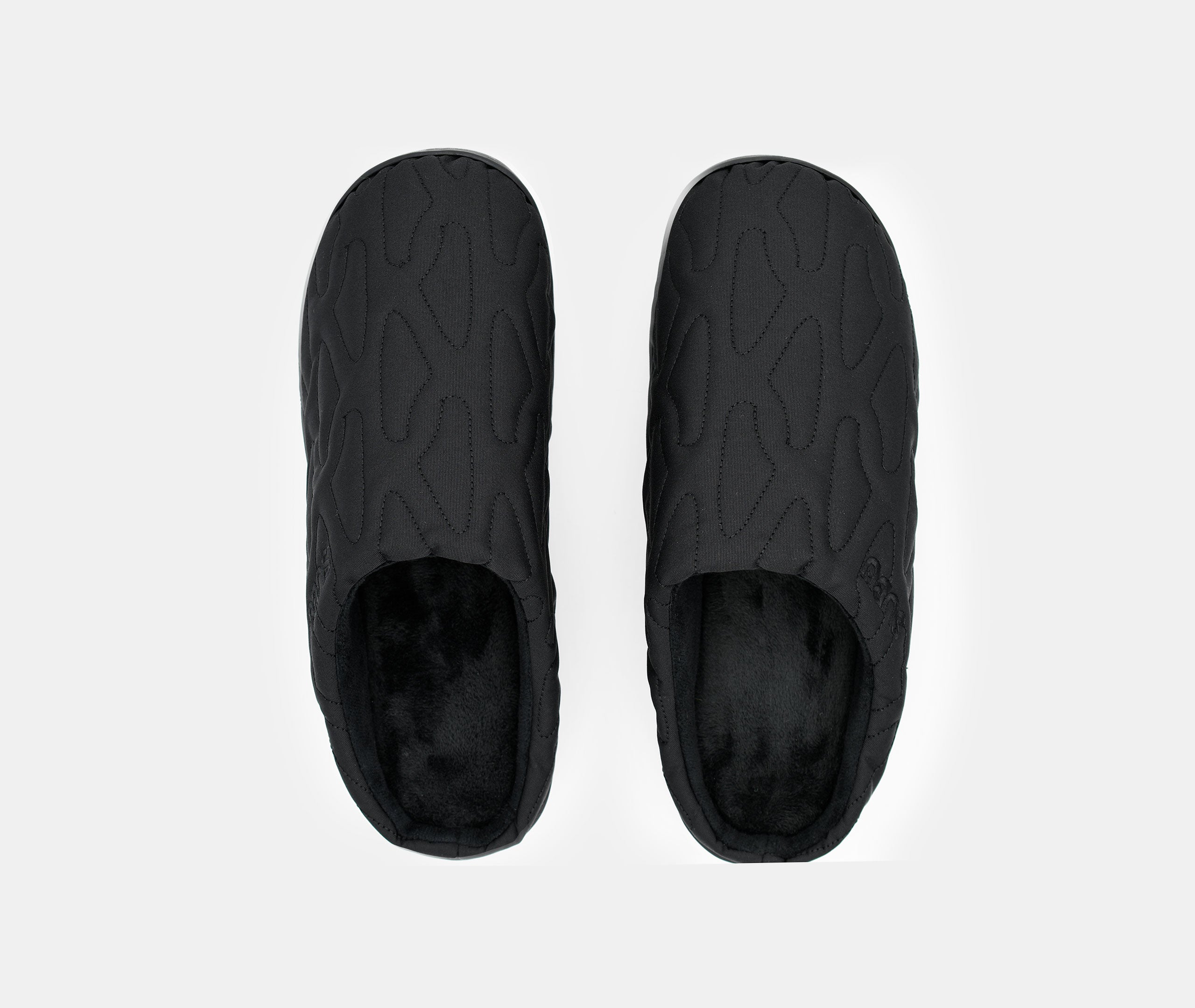 SUBU Nannen Outline Slippers - Black、mySite、topwebapps