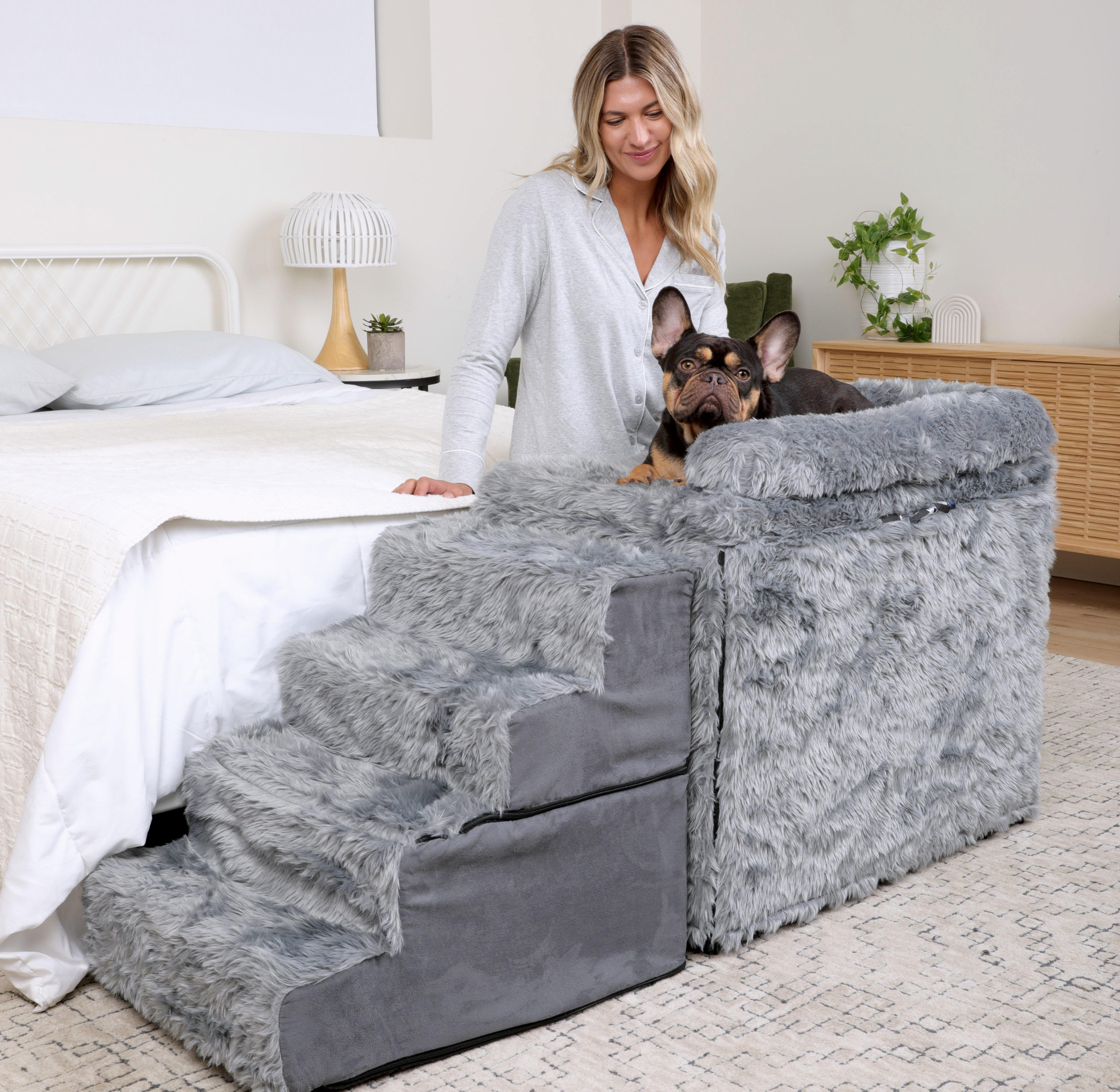 Dog Bedside Sleeper Crate Kit & Stairs、mySite、solidvoid