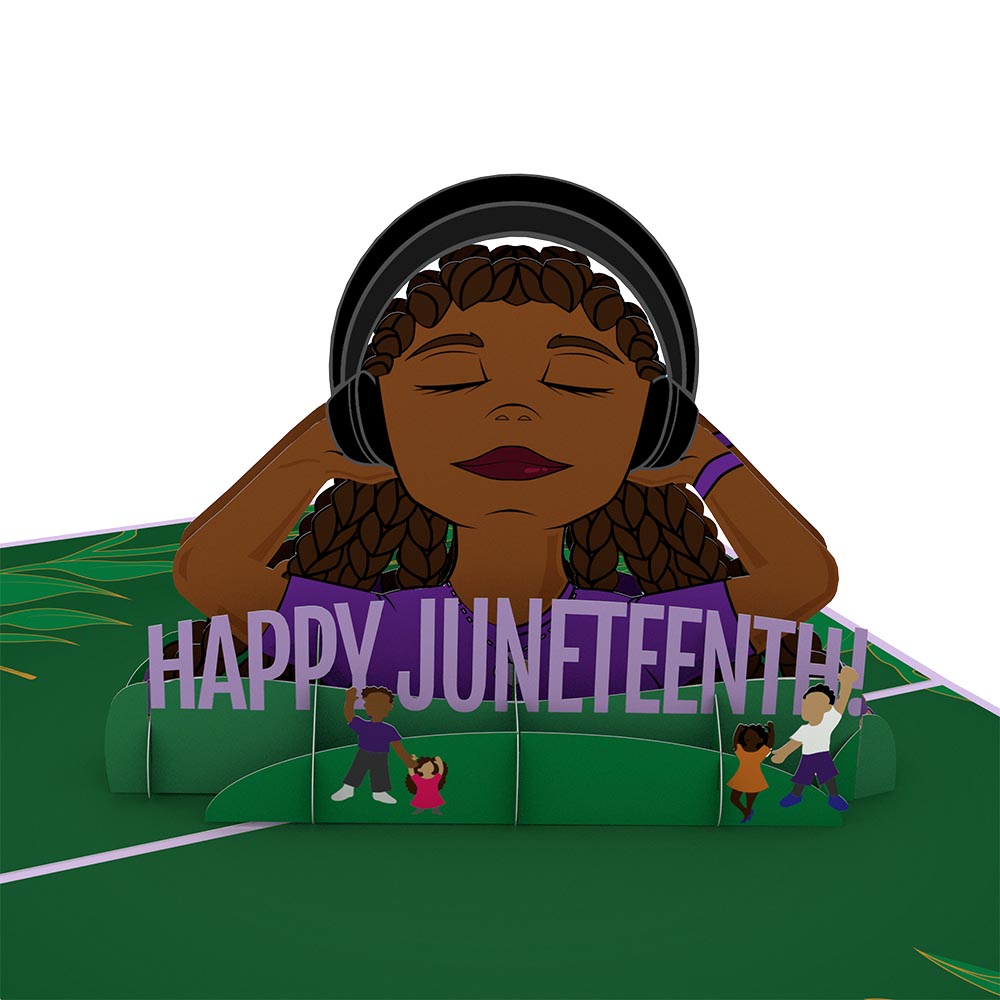 Happy Juneteenth Pop-Up Card、mySite、solidvoid