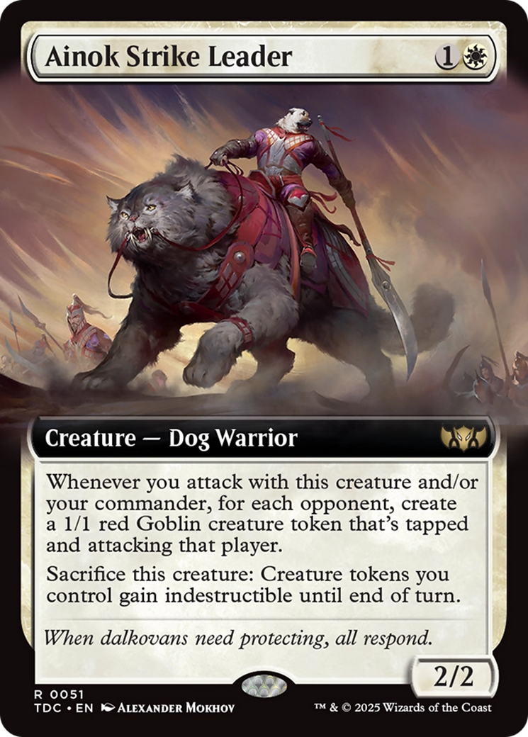 Ainok Strike Leader (Extended Art) Tarkir: Dragonstorm Commander、mySite、waistdrama