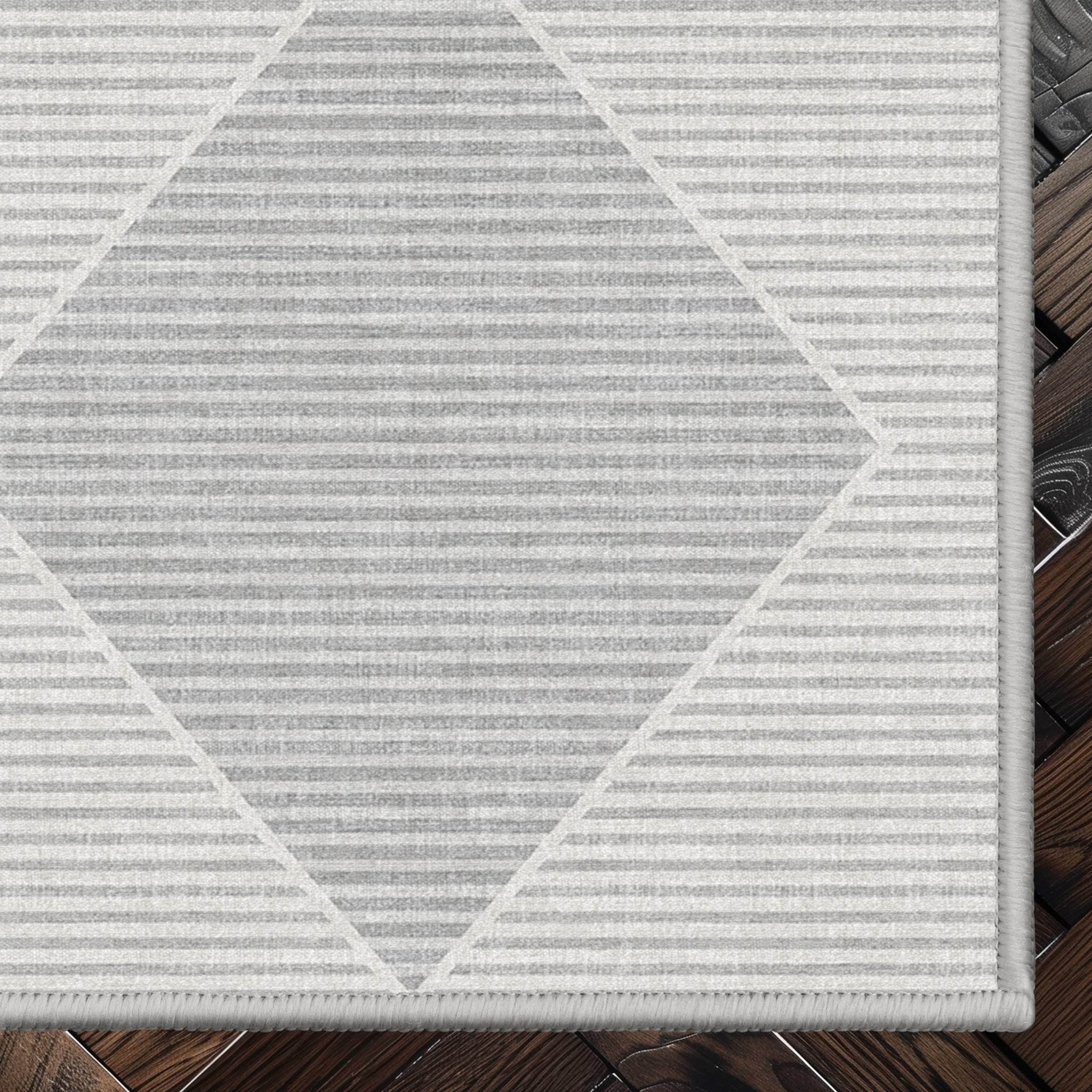 Apollo Basalt Moroccan Diamond Flatwoven Rug – Easy Clean & Durable、mySite、gigharbornorthrealestate