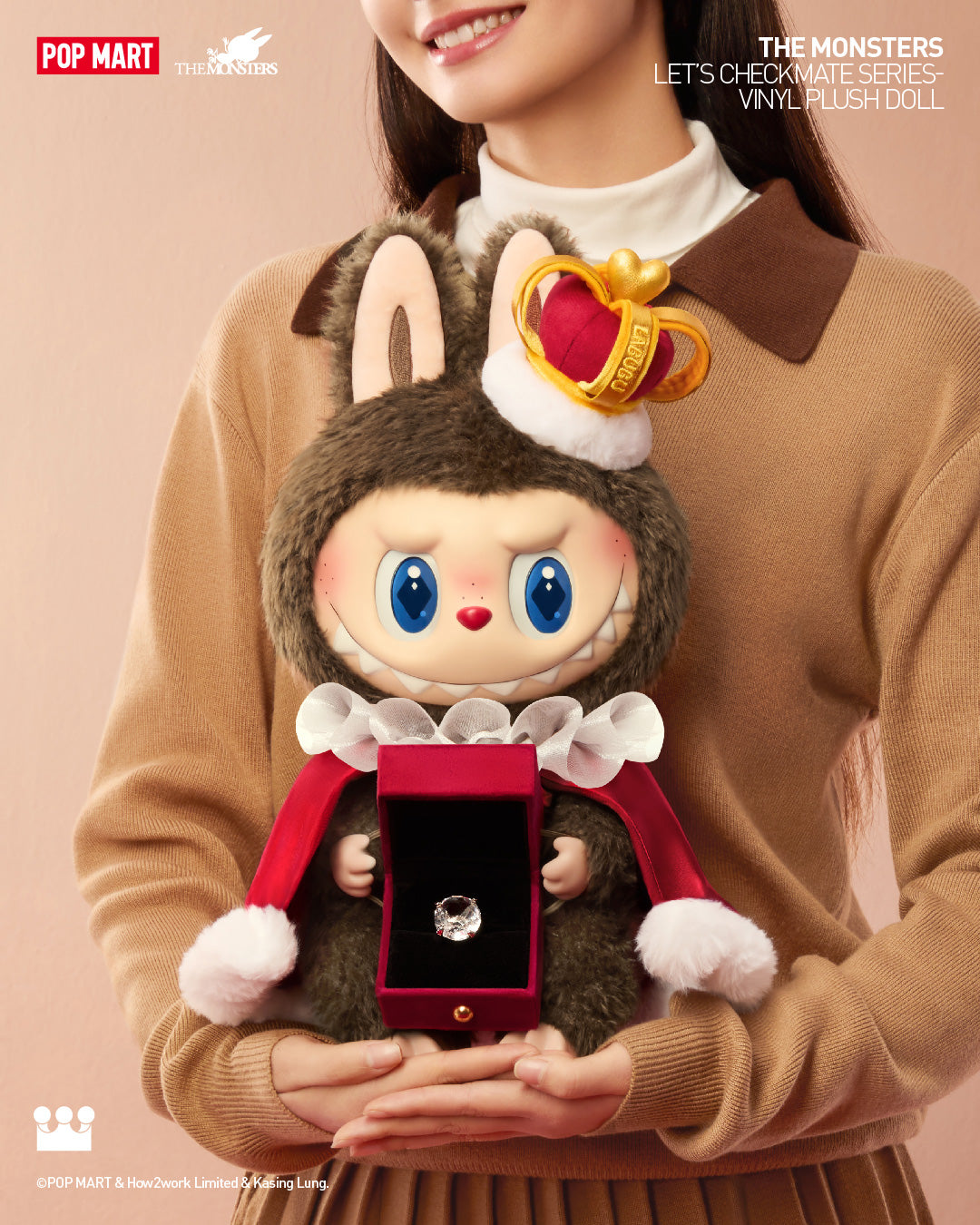  POP MART THE MONSTERS Let's Checkmate Series-Vinyl Plush Doll、mySite、greenlandpopulation