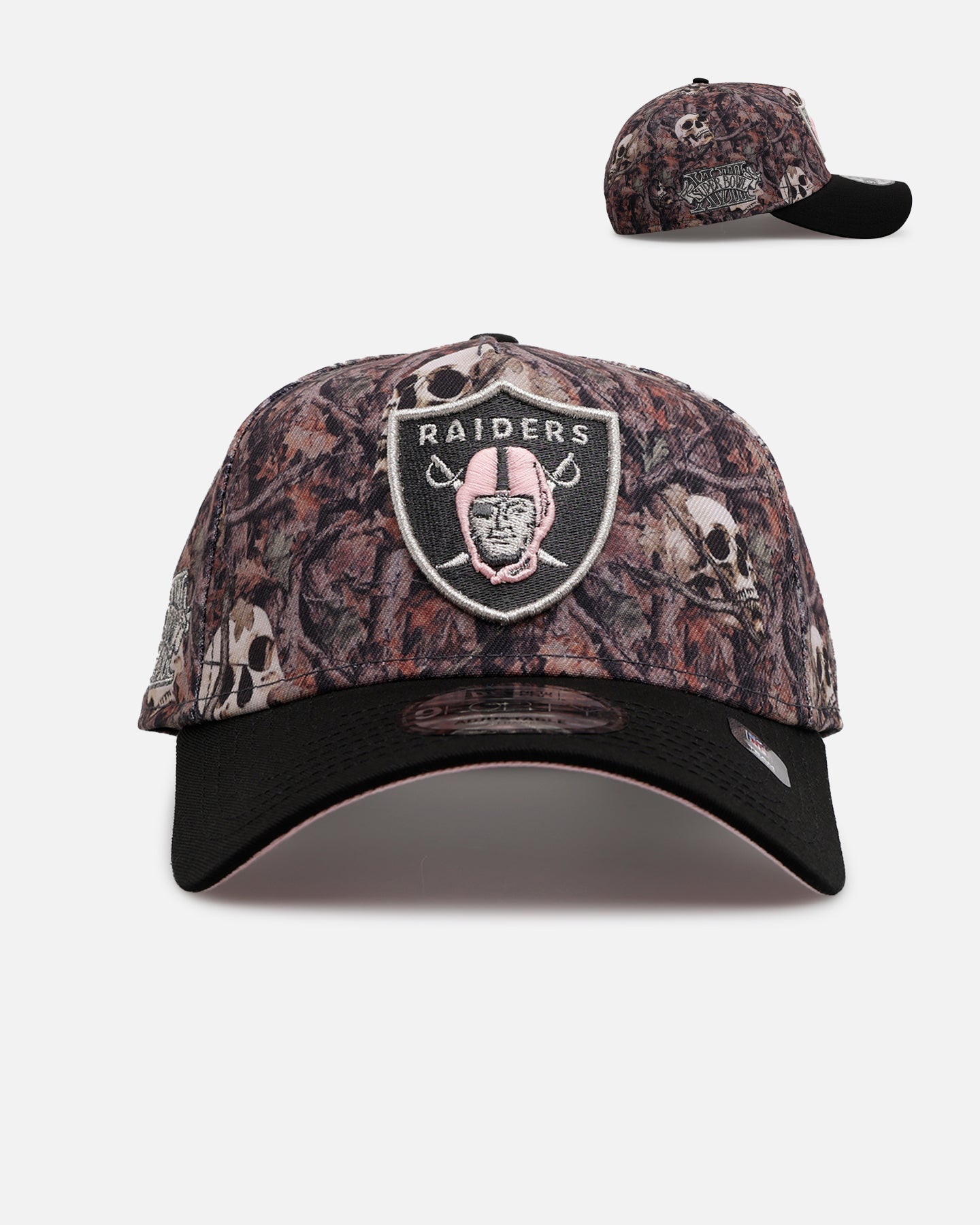New Era Las Vegas Raiders 'Camo Skulls' 9FORTY A-Frame Snapback Camo、mySite、zt4zffjzw