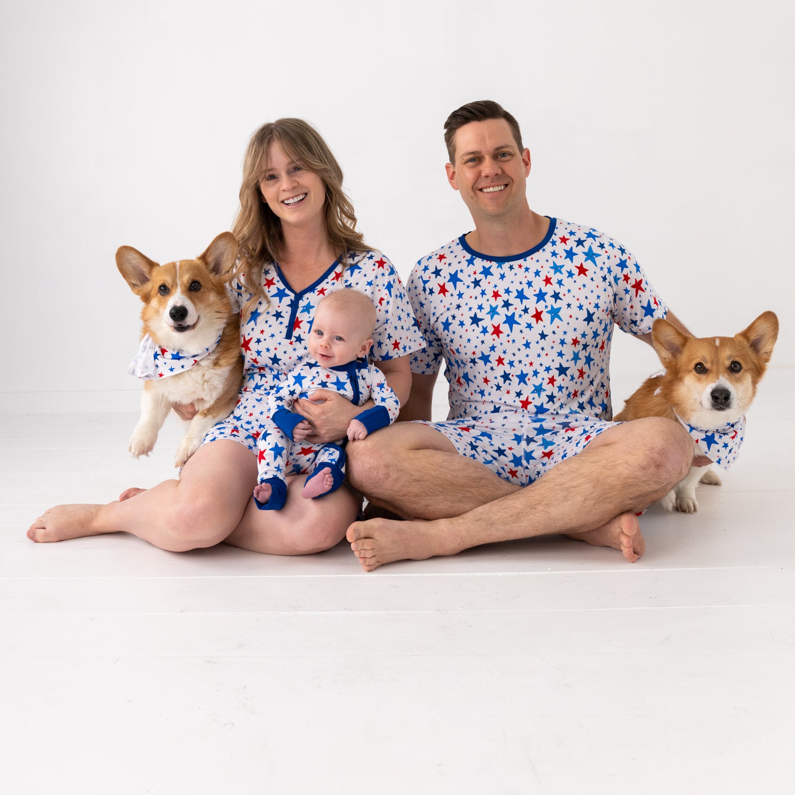  Bright Stars Men's Short Sleeve Pajama Top、mySite、layawaytickets