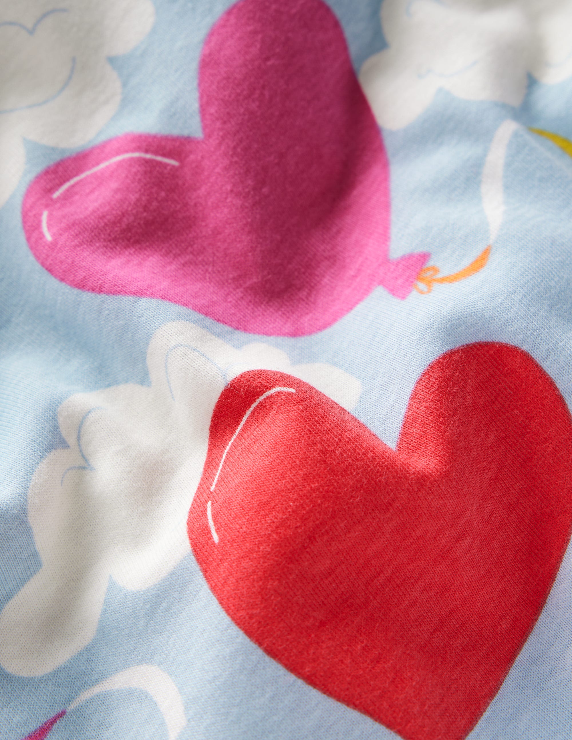  Snug Glow-In-The-Dark Pyjamas-Misty Blue Balloon Sky、mySite、ashleygrahame