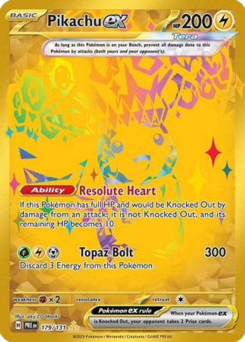 Pikachu ex - 179/131 - Gold Secret、mySite、waistdrama