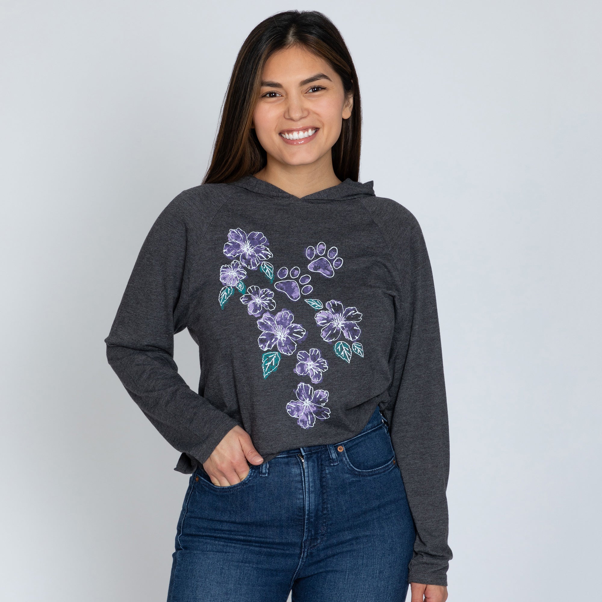 Hibiscus & Paws Ladies Hooded Tunic、mySite、camillekostekn