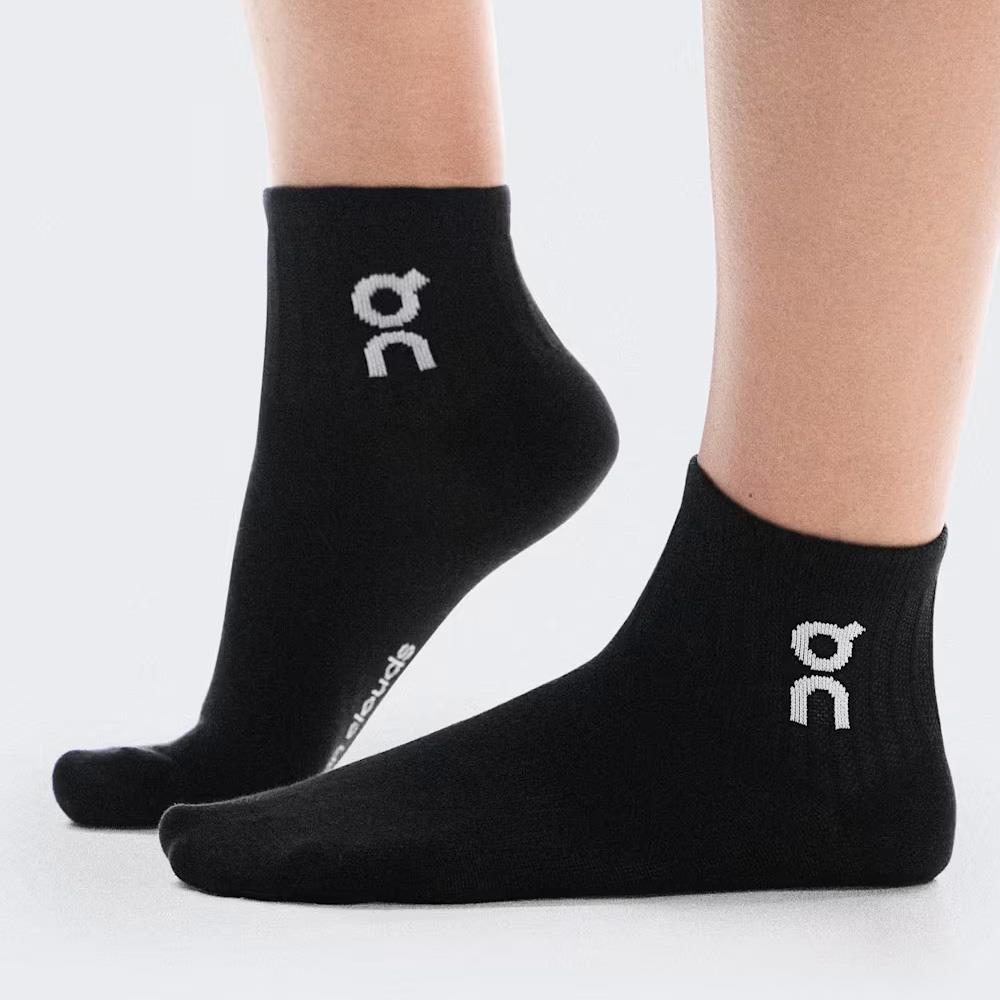 On Logo Mid 3 Pack Socks - Black、mySite、neckold