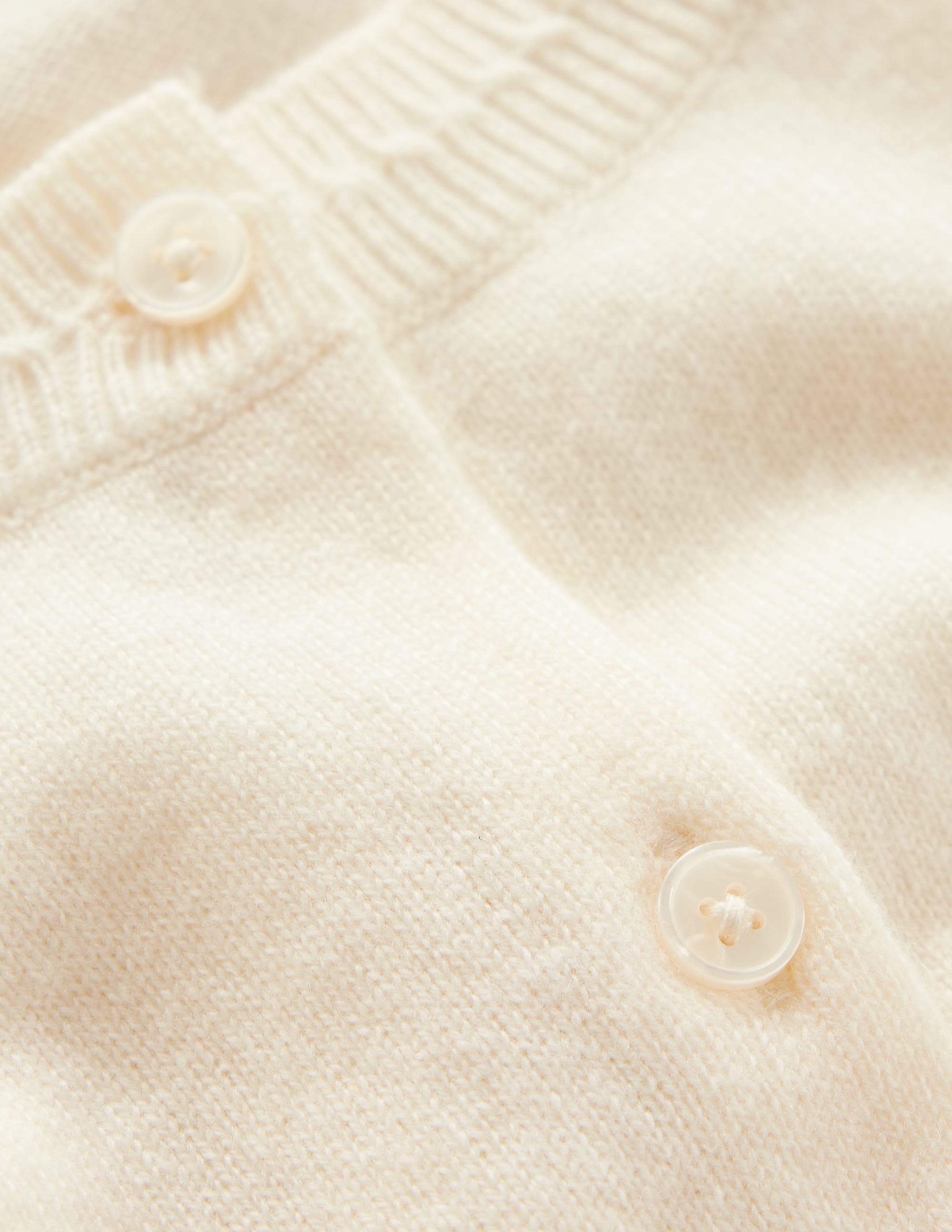  Eva Cashmere Cropped Cardigan-Warm Ivory、mySite、ashleygrahame